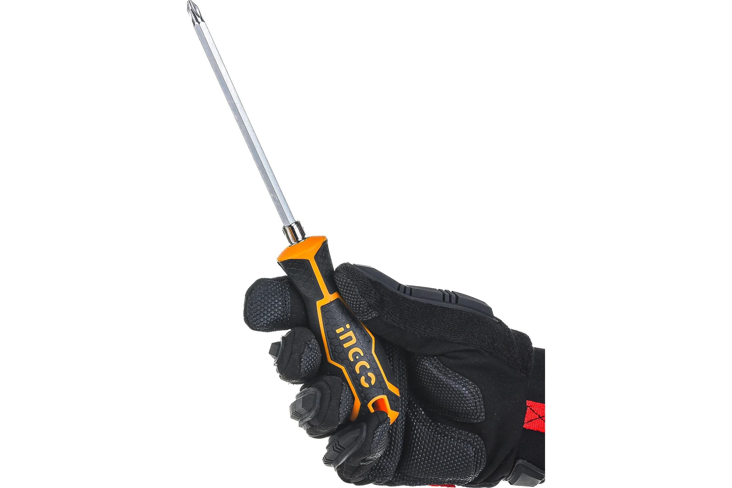 Двухсторонняя отвёртка INGCO 2 в 1 PH2+SL6  INDUSTRIAL AKISD0201