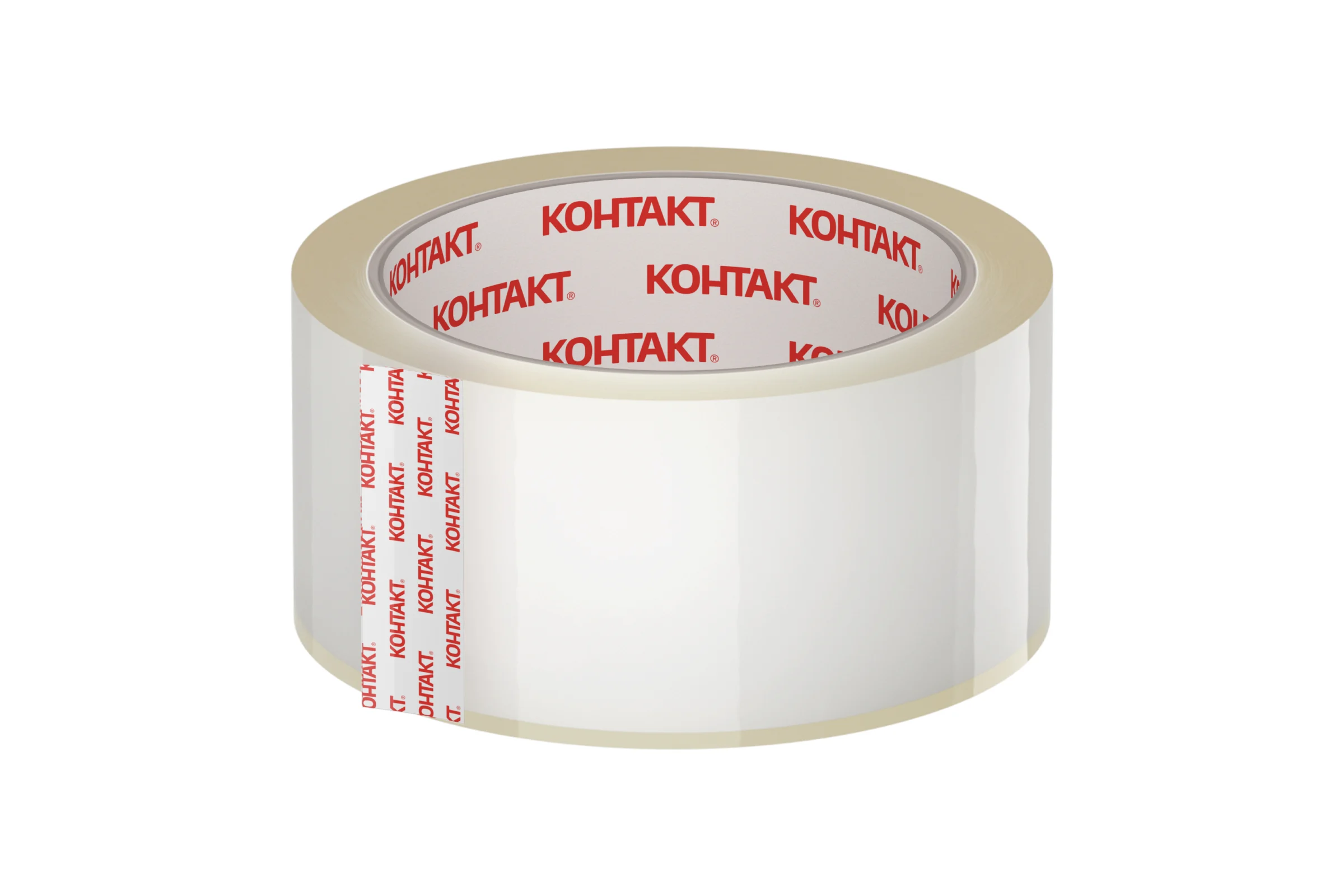 Упаковочная клеящая лента КОНТАКТ Универсальная, 48мм х 50м 23694