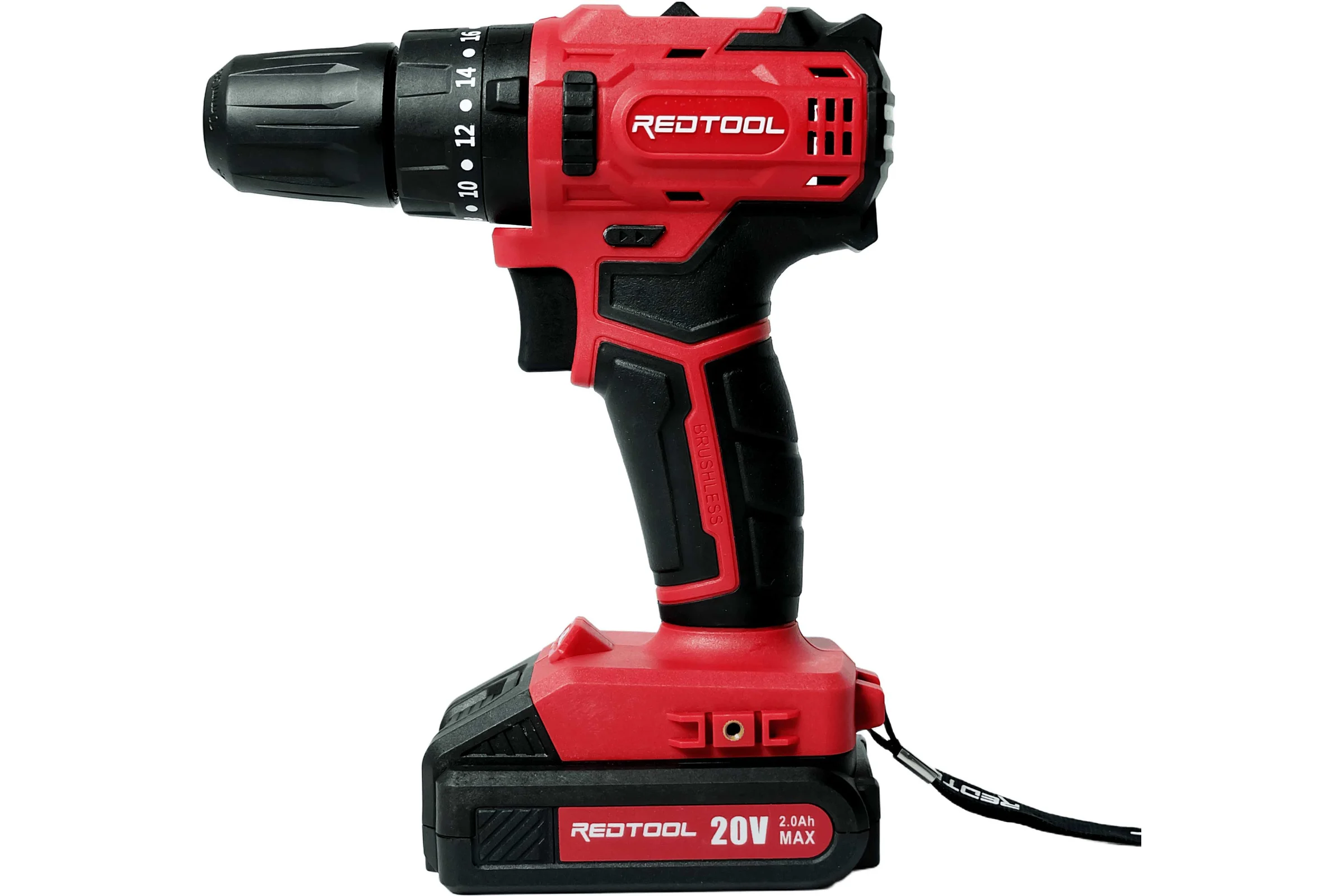 Ударная дрель с литий-ионным аккумулятором REDTOOL CS-1100SET 20В, 2000мАч, 50Нм, 2 скорости RT 1100
