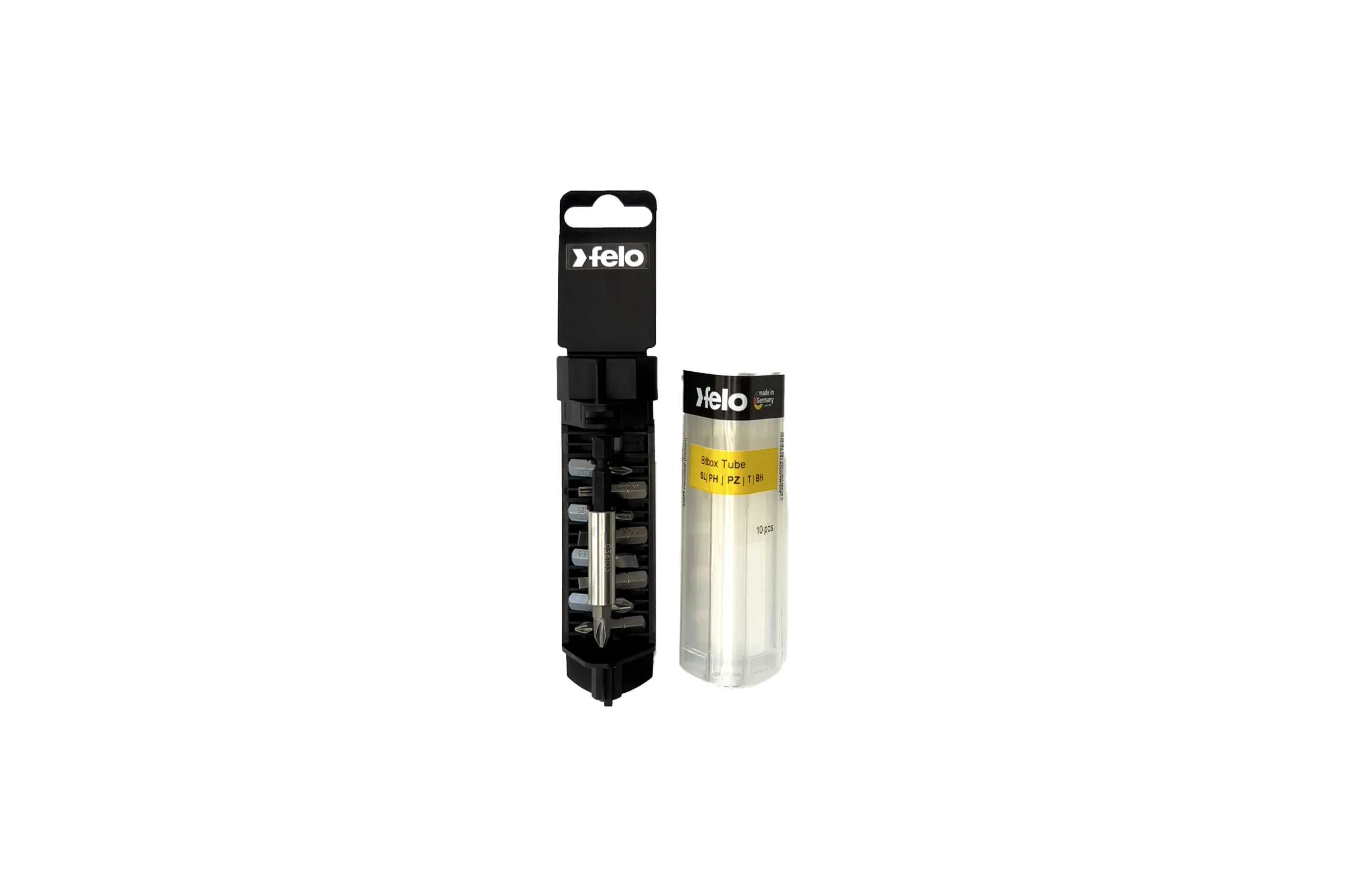 Набор бит SL/PH/PZ/T/BH 9 шт с битодержателем Felo 02093110