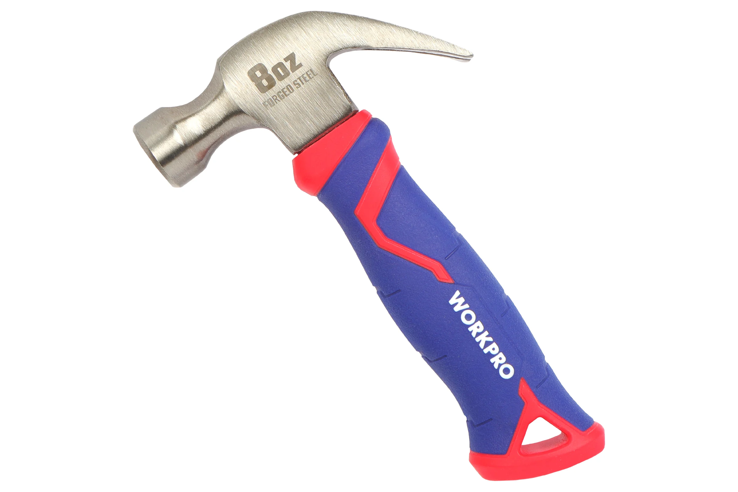 Молоток столярный WORKPRO с фибергласовой рукояткой, 225 гр, короткий WP241008