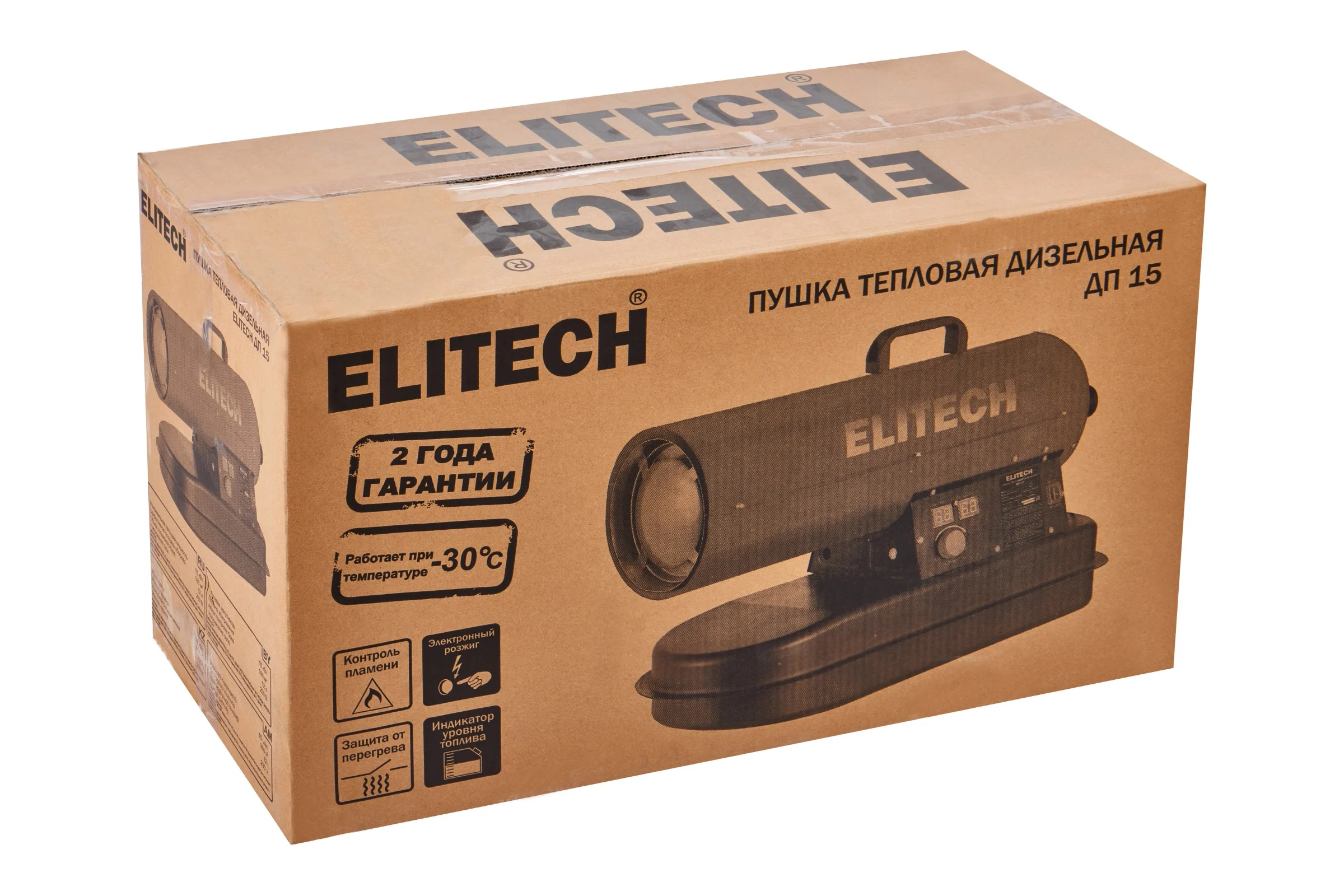 Пушка тепловая дизельная Elitech ДП 15 208272