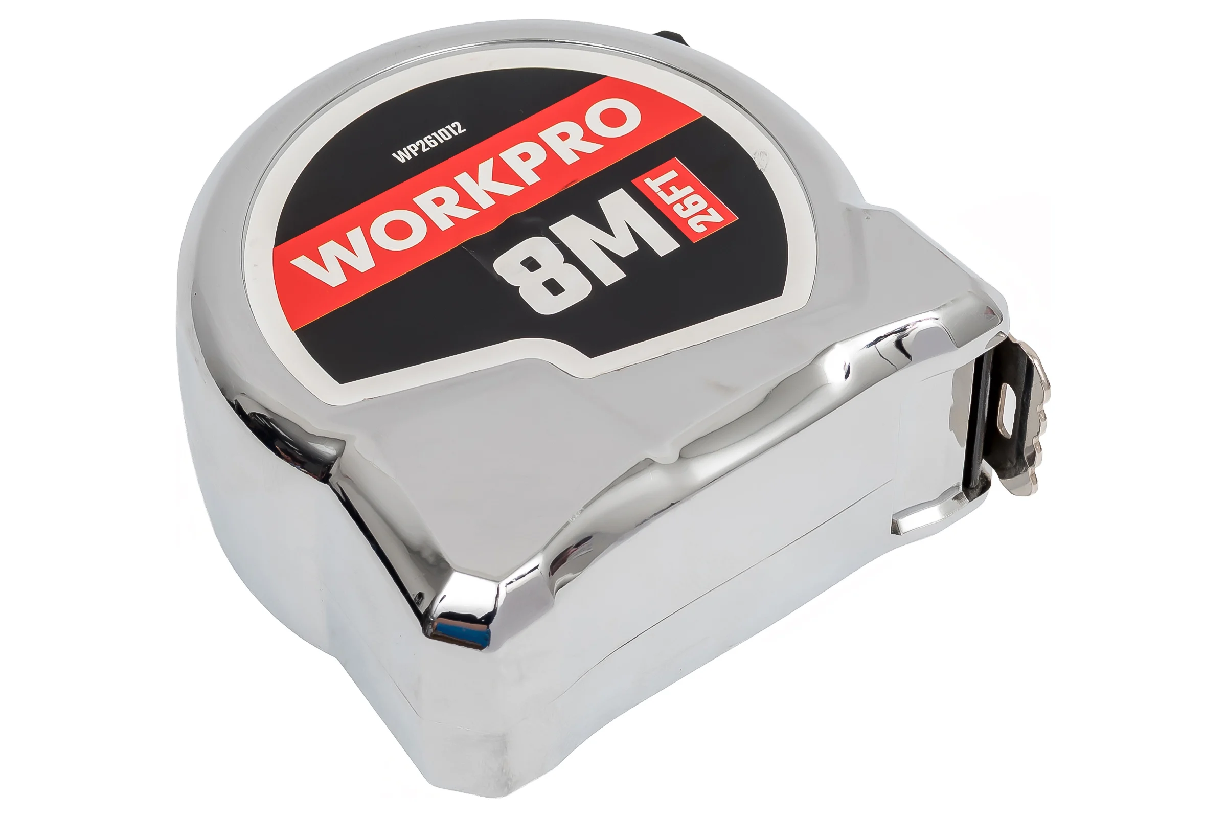 Рулетка WORKPRO 8 м (26футов), 25 мм, металлический корпус WP261012