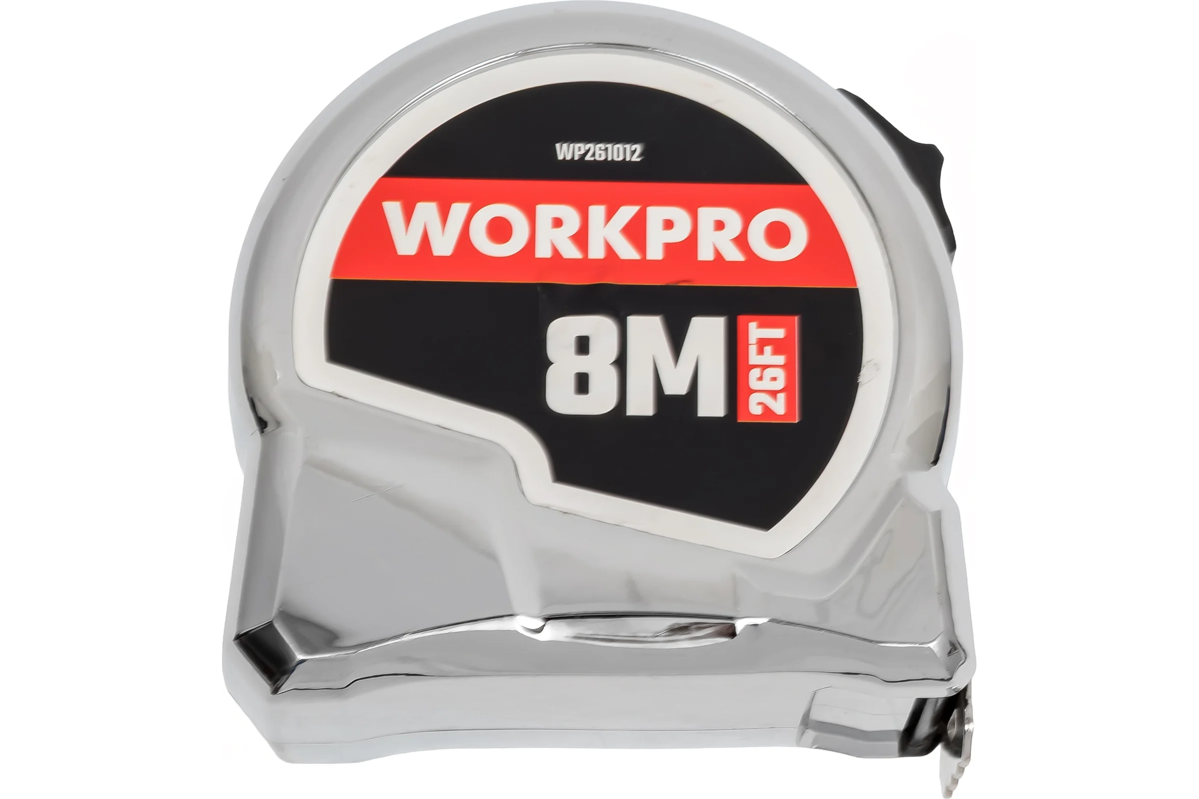 Рулетка WORKPRO 8 м (26футов), 25 мм, металлический корпус WP261012