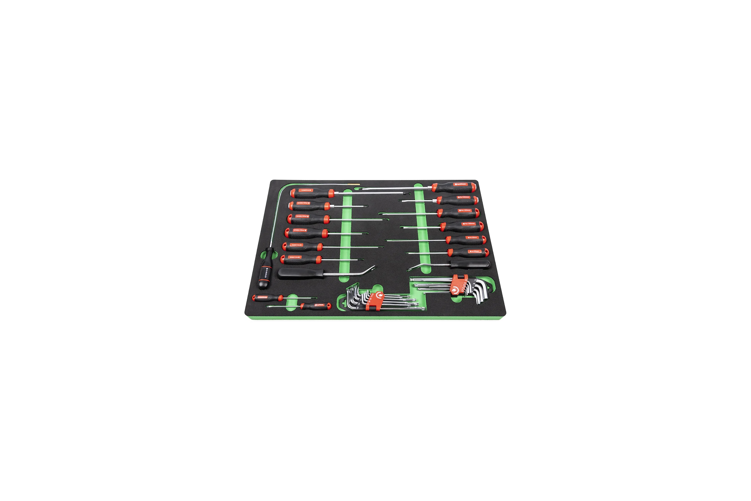 Ложемент Станкоимпорт отвертки, шестигранные ключи и ключи TORX. 35 предметов TSC-35