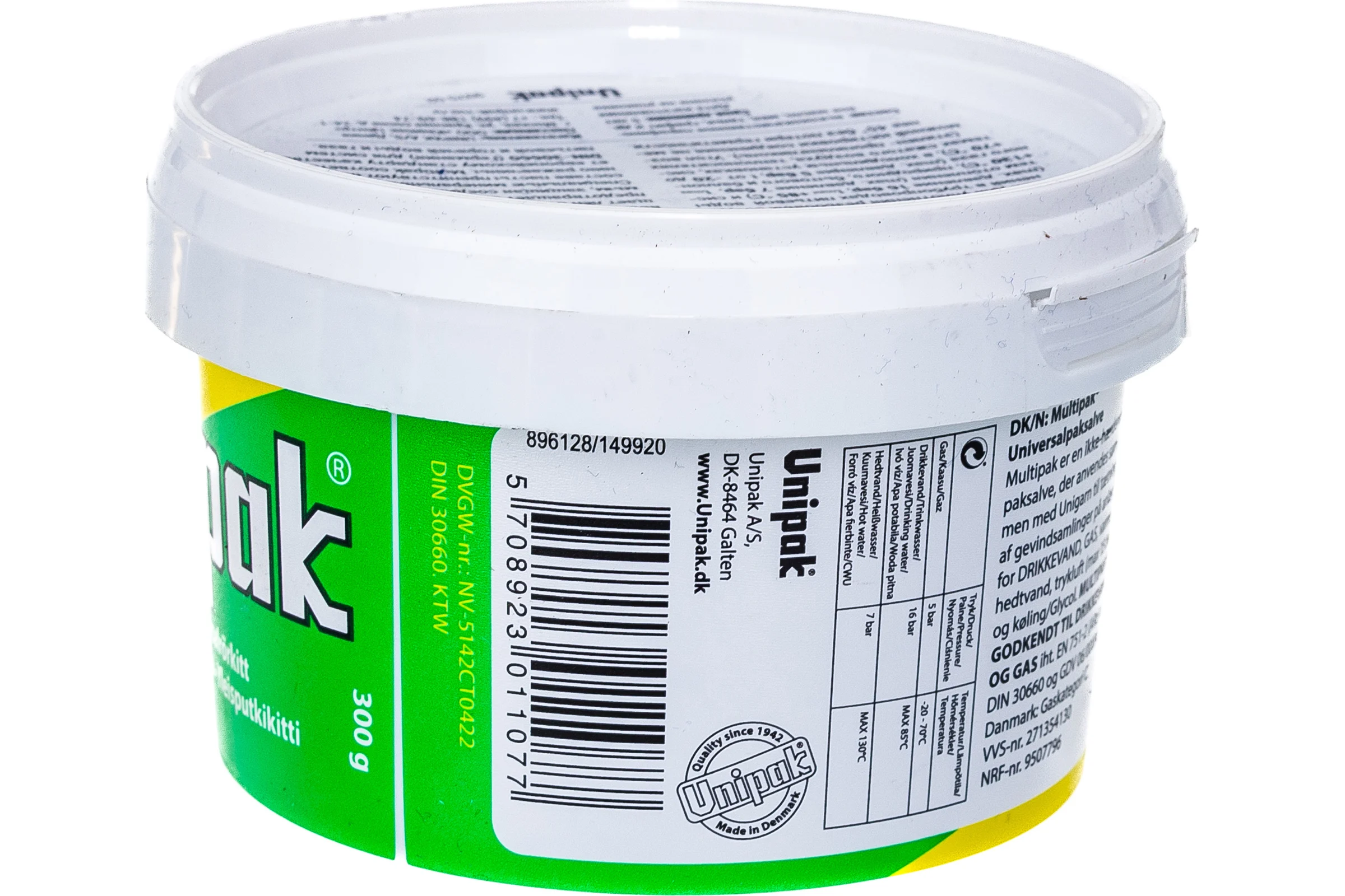 Паста Unipak MULTIPAK 300 г, газ, вода 5527530