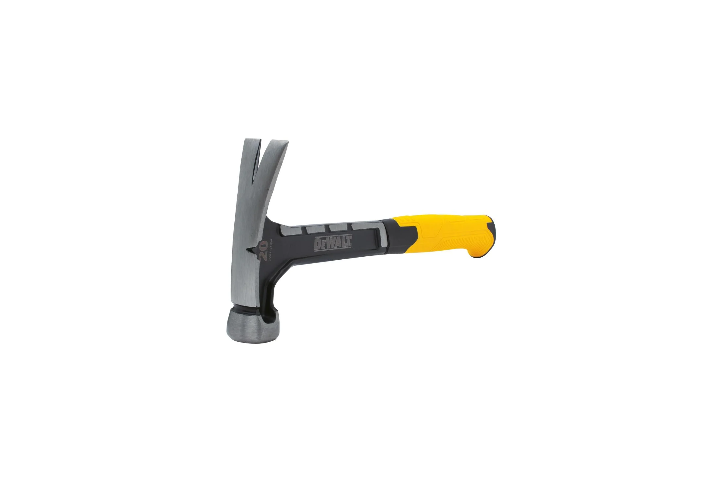 Молоток DEWALT одноэлементный, с прямым гвоздодером, 567 г DWHT0-51054