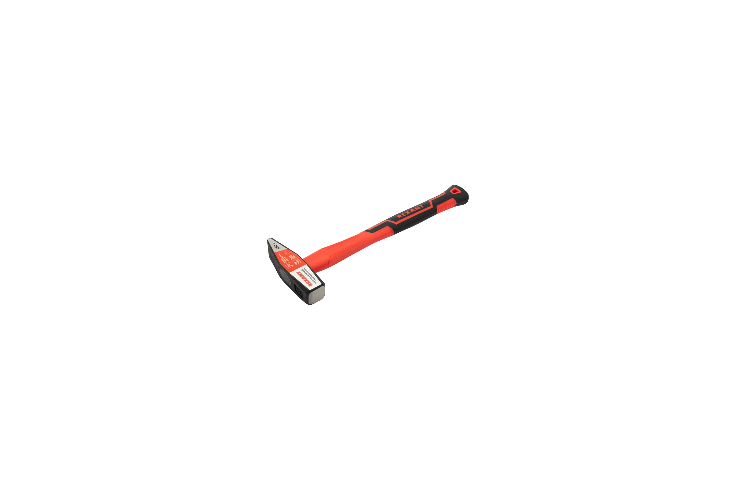 Слесарный молоток REXANT с фибергласовой рукояткой, 800 г 12-8118