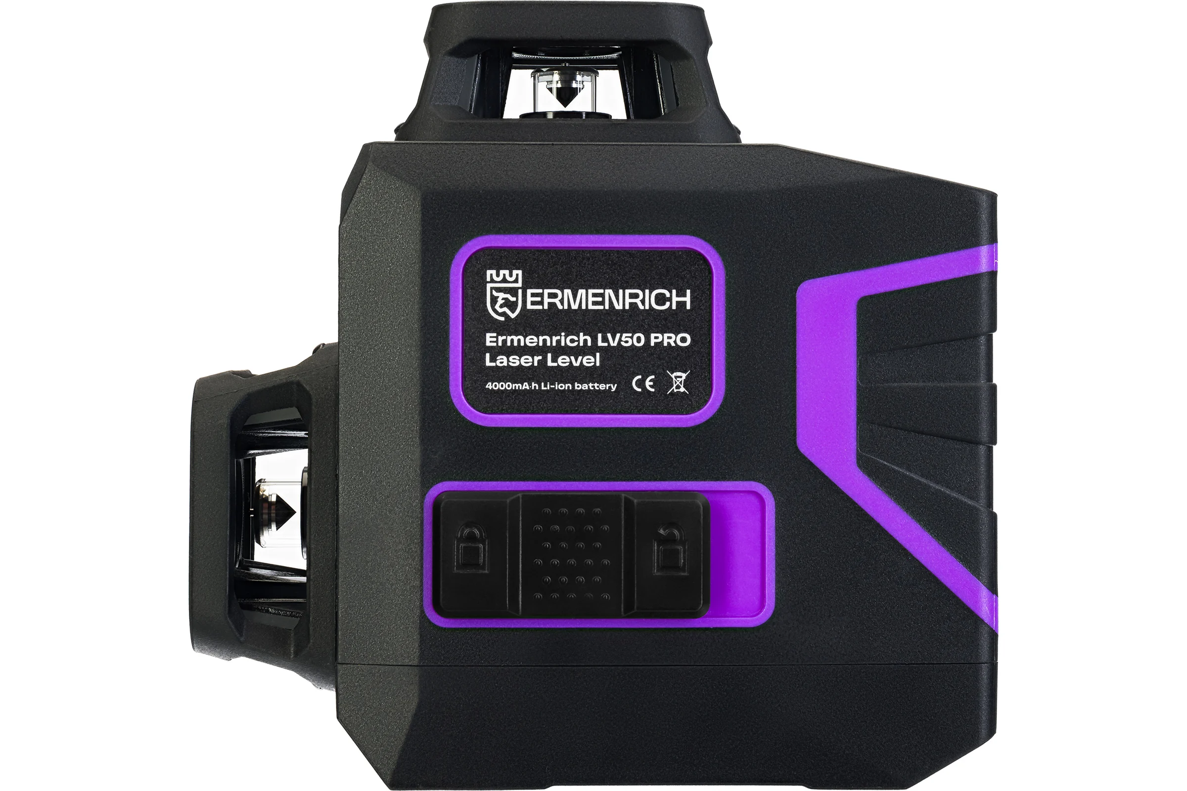 Лазерный уровень Ermenrich (Эрменрих) LV50 PRO, фиолетовый 84086