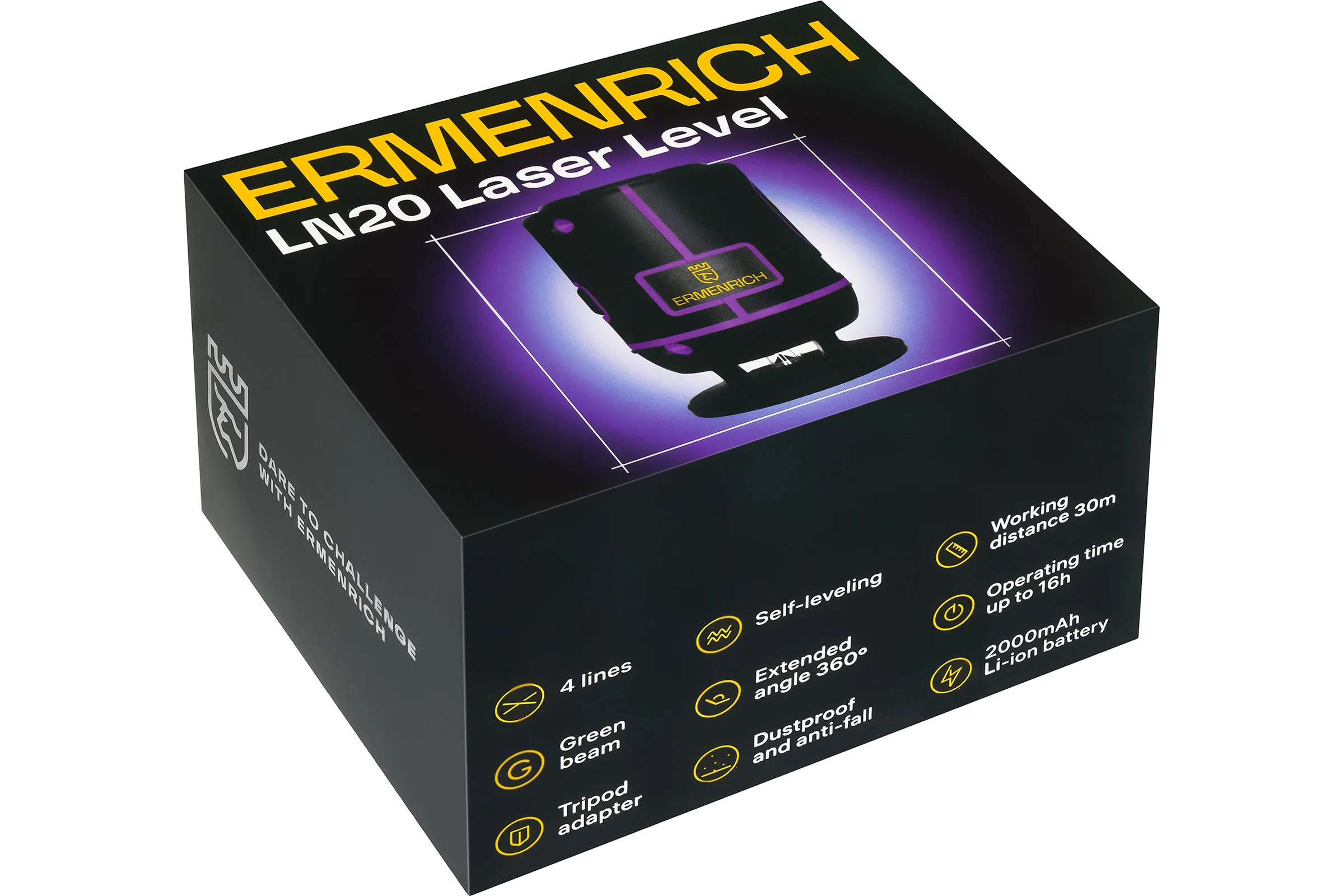 Лазерный уровень Ermenrich (Эрменрих) LN20, фиолетовый 84087