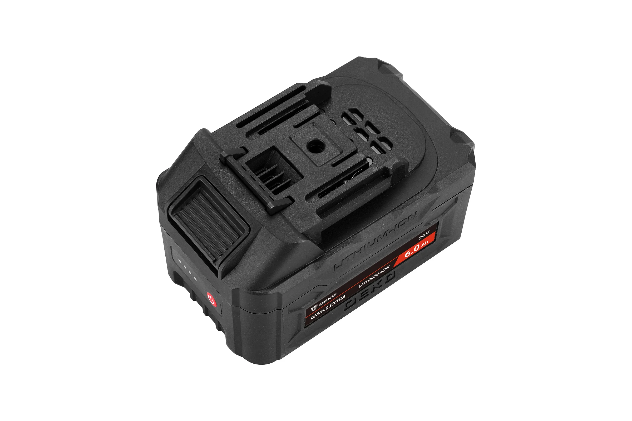 Аккумулятор DEKO UNV6.0 EXTRA, Li-ion, 20В, 6.0А_ч, с повышенной токоотдачей 063-4498