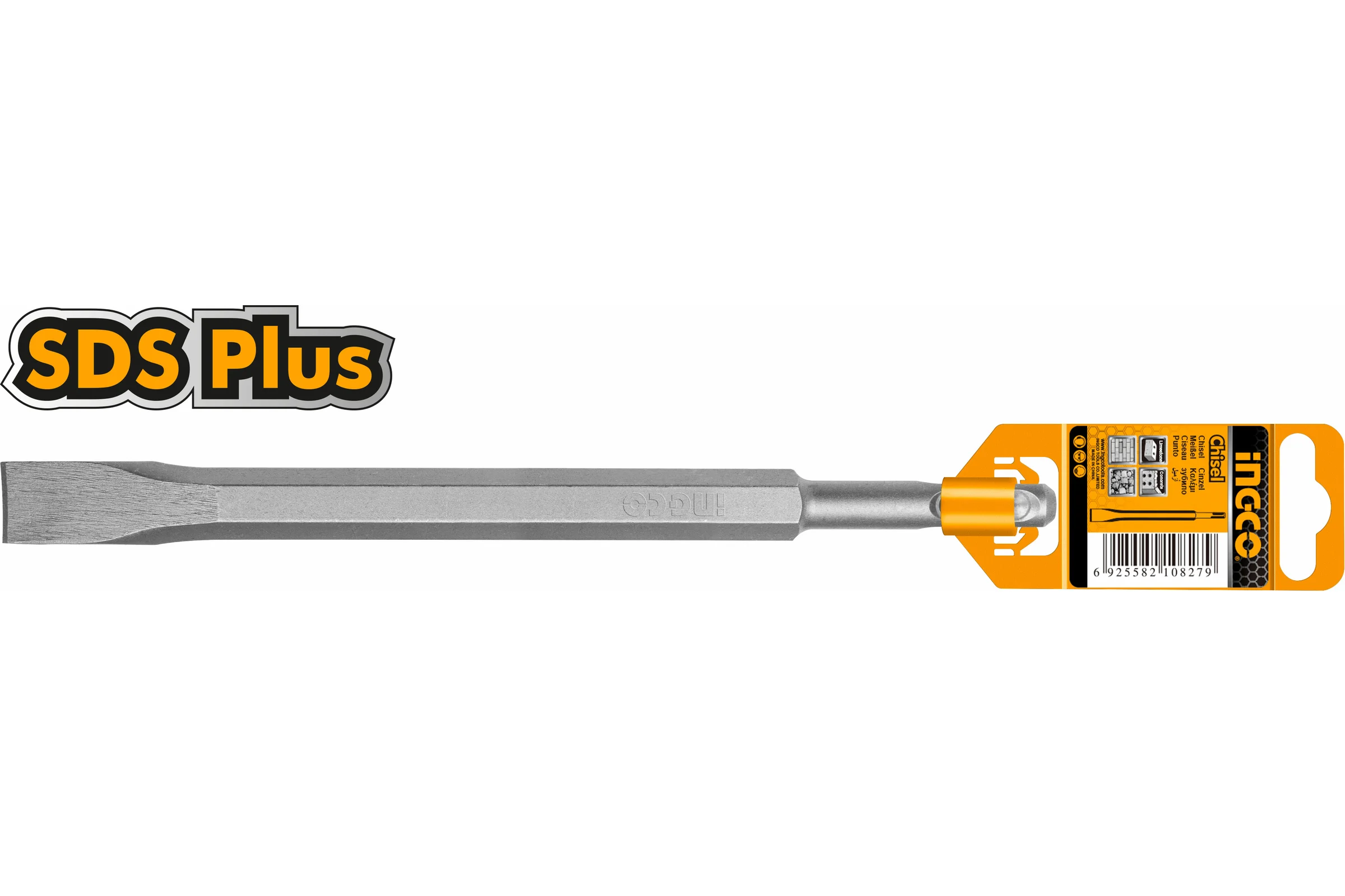 Зубило плоское (14х250x20 мм; SDS-plus) INGCO DBC0122501