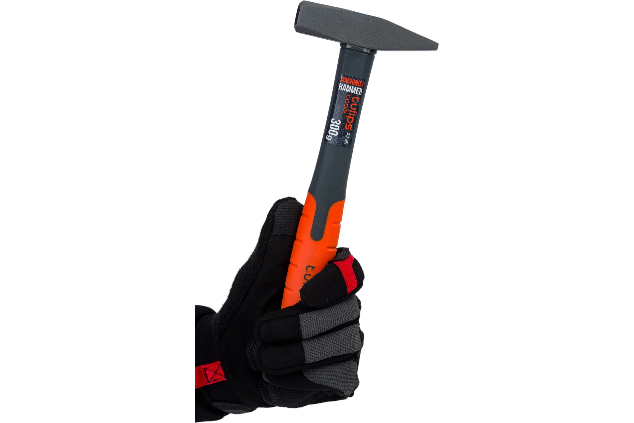 Слесарный молоток Tulips tools 300 г, фиберглас IS12-503
