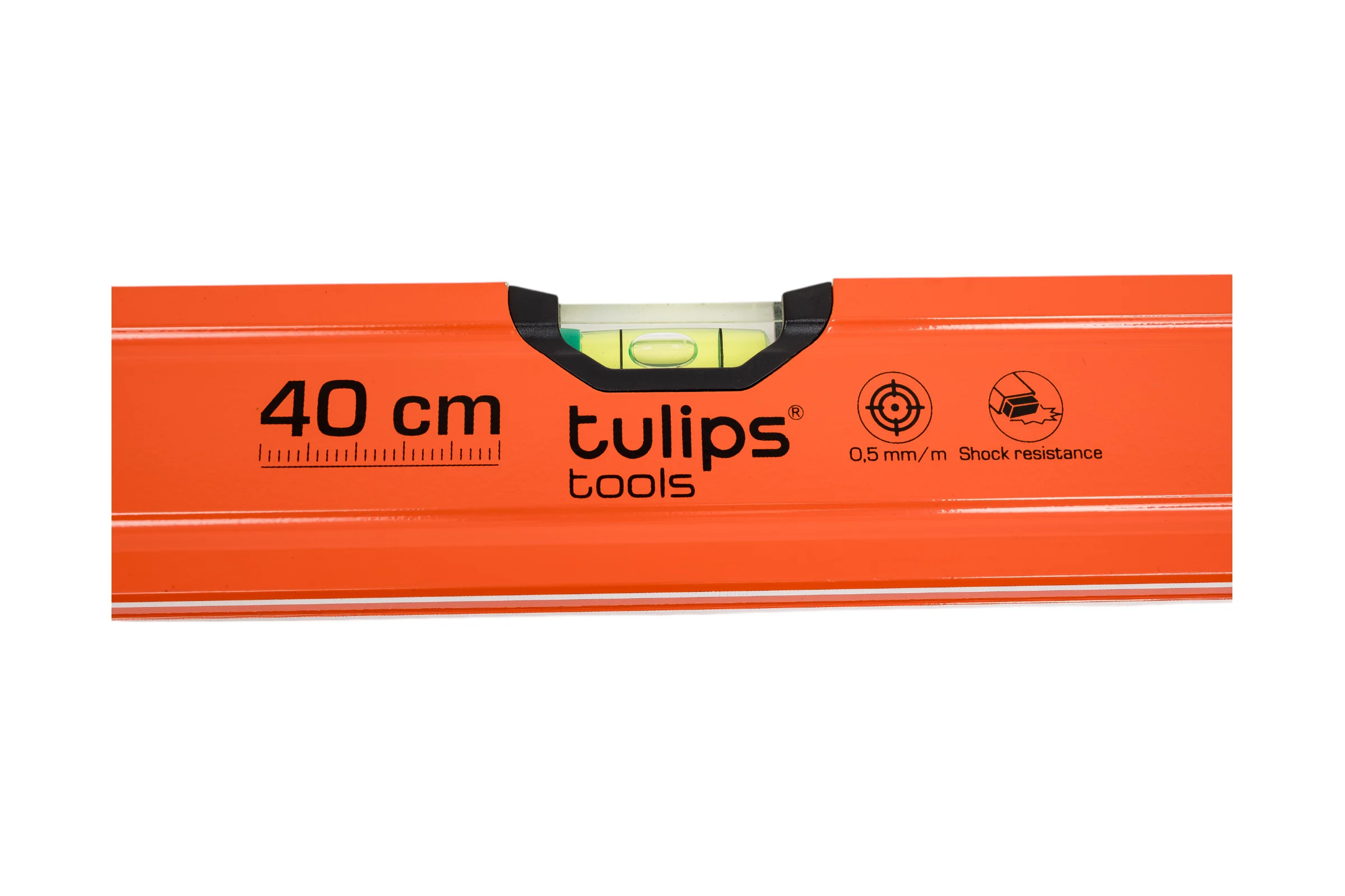 Уровень Tulips tools 2 глазка, 40 см II13-601