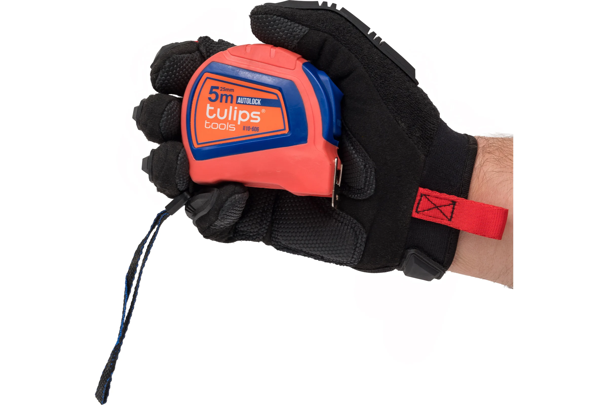 Рулетка с автоблокировкой Tulips tools 5 м/25 мм IS10-606