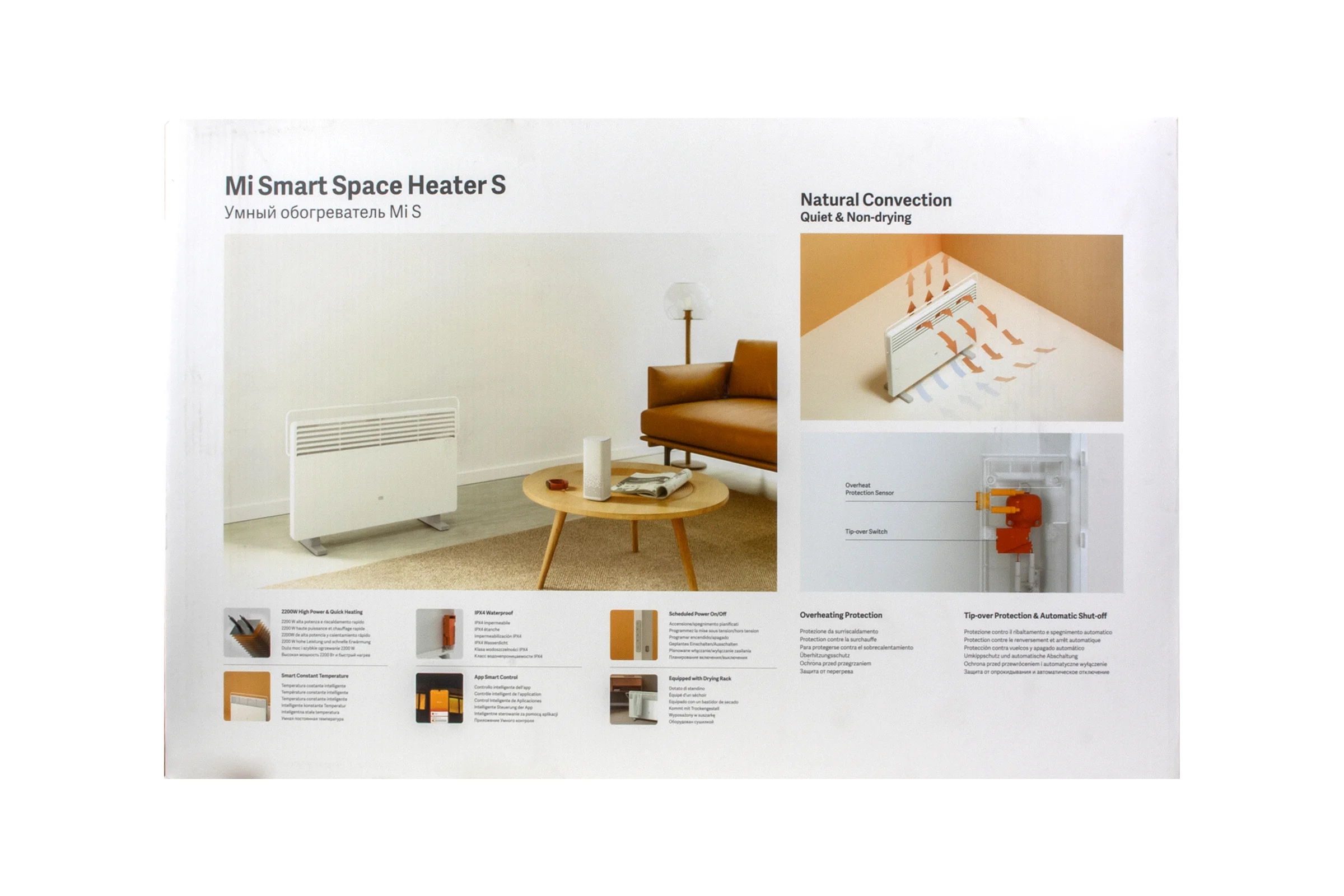 Конвектор Xiaomi Mi Smart Space Heater S BHR4037GL