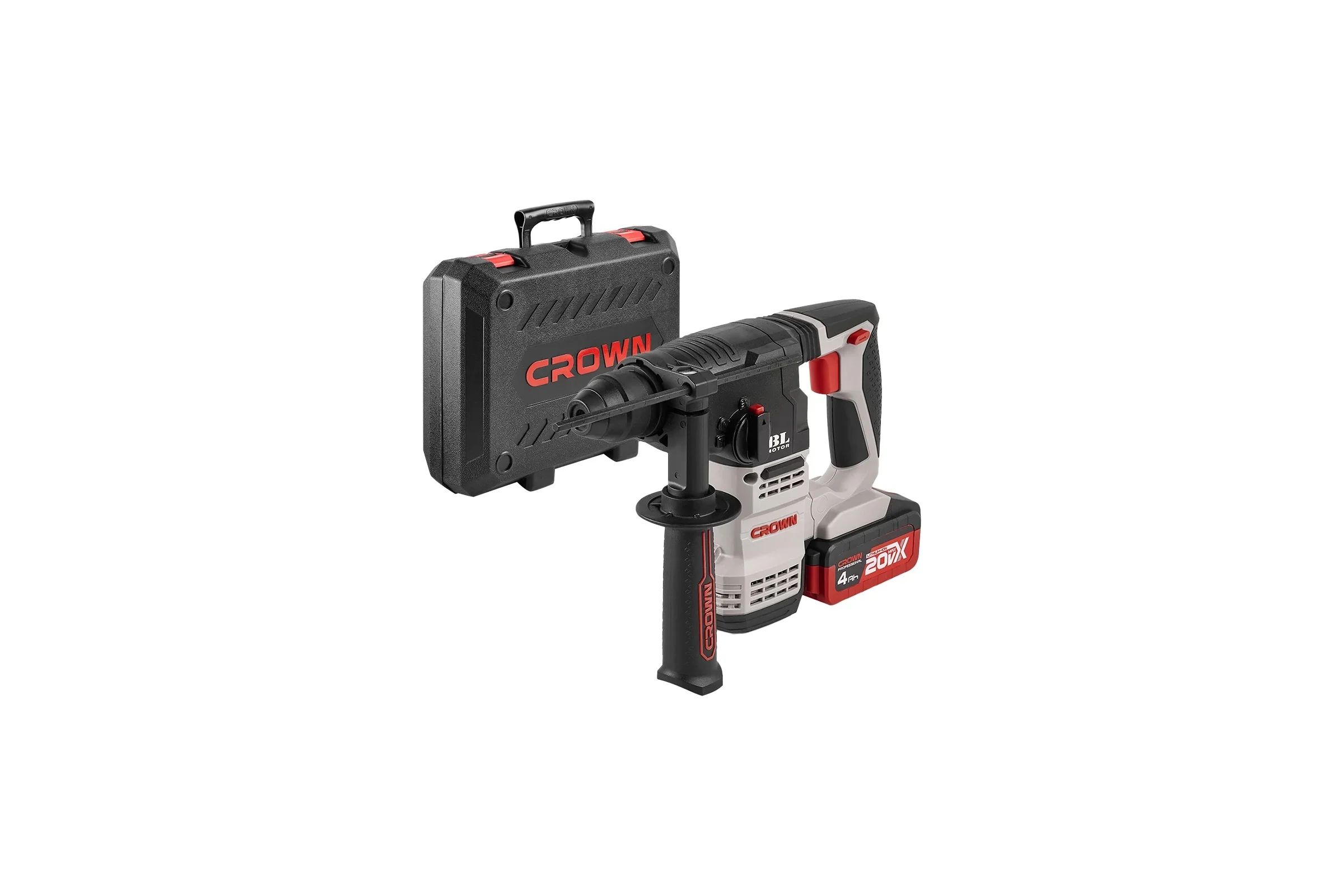 Аккумуляторный перфоратор CROWN CT28001HX-4 BMC