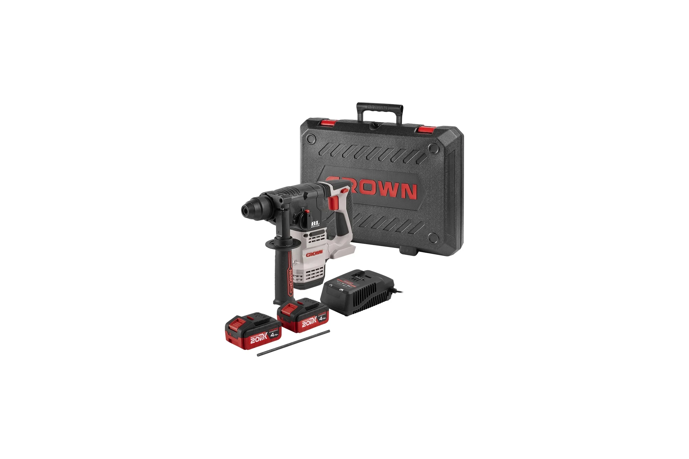 Аккумуляторный перфоратор CROWN CT28001HX-4 BMC