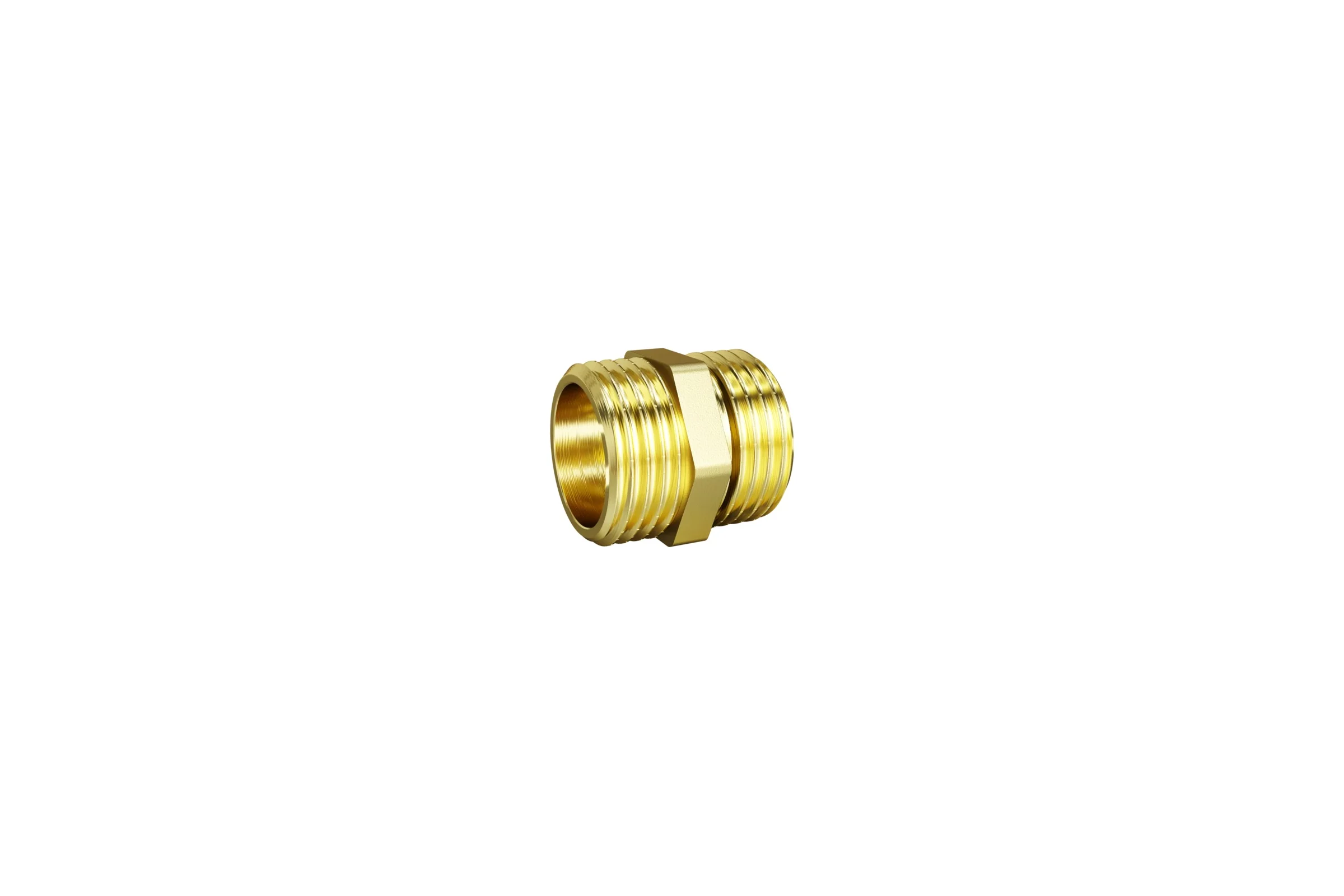 Ниппель прямой LD PRIDE DN50 (2") НР/НР латунь с биркой LD.65.511.50