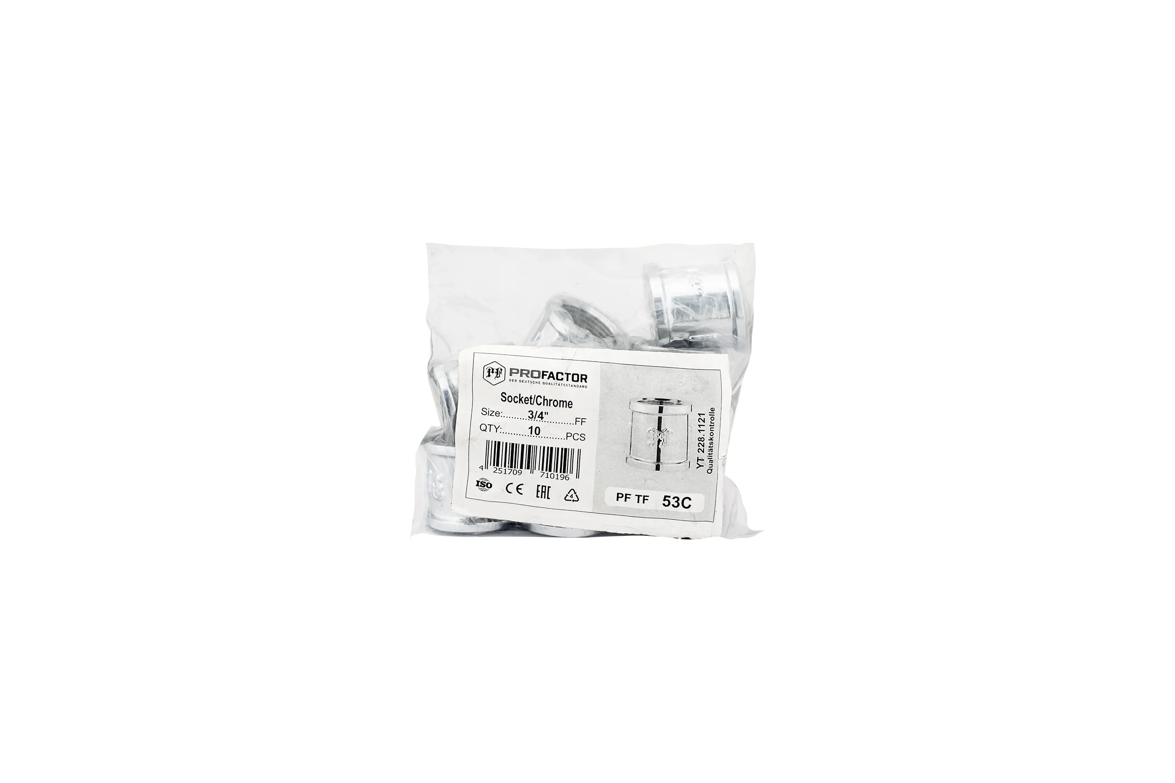 Муфта PROFACTOR CHROME 3/4 PF TF 53C