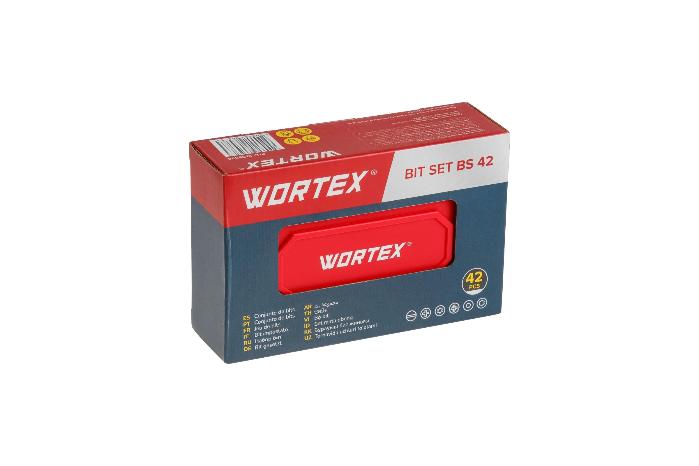 Набор бит BS 42 WORTEX 1335578