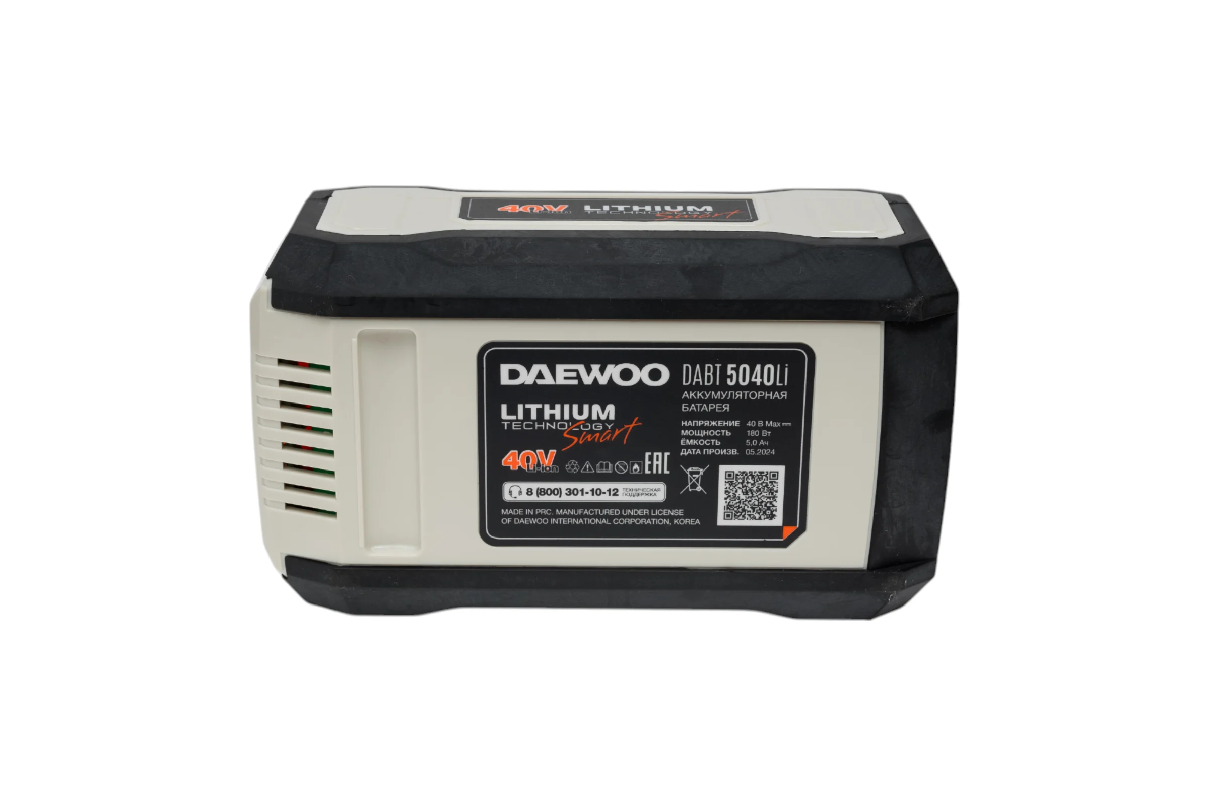 Батарея аккумуляторная универсальная (5 А/ч; 40 В; Li-Ion) Daewoo DABT 5040Li