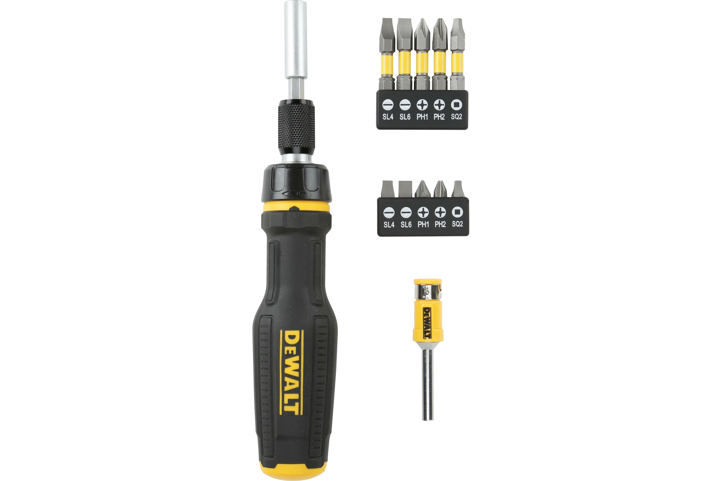 Отвертка со сменными вставками DEWALT 10 шт DWHT0-66567