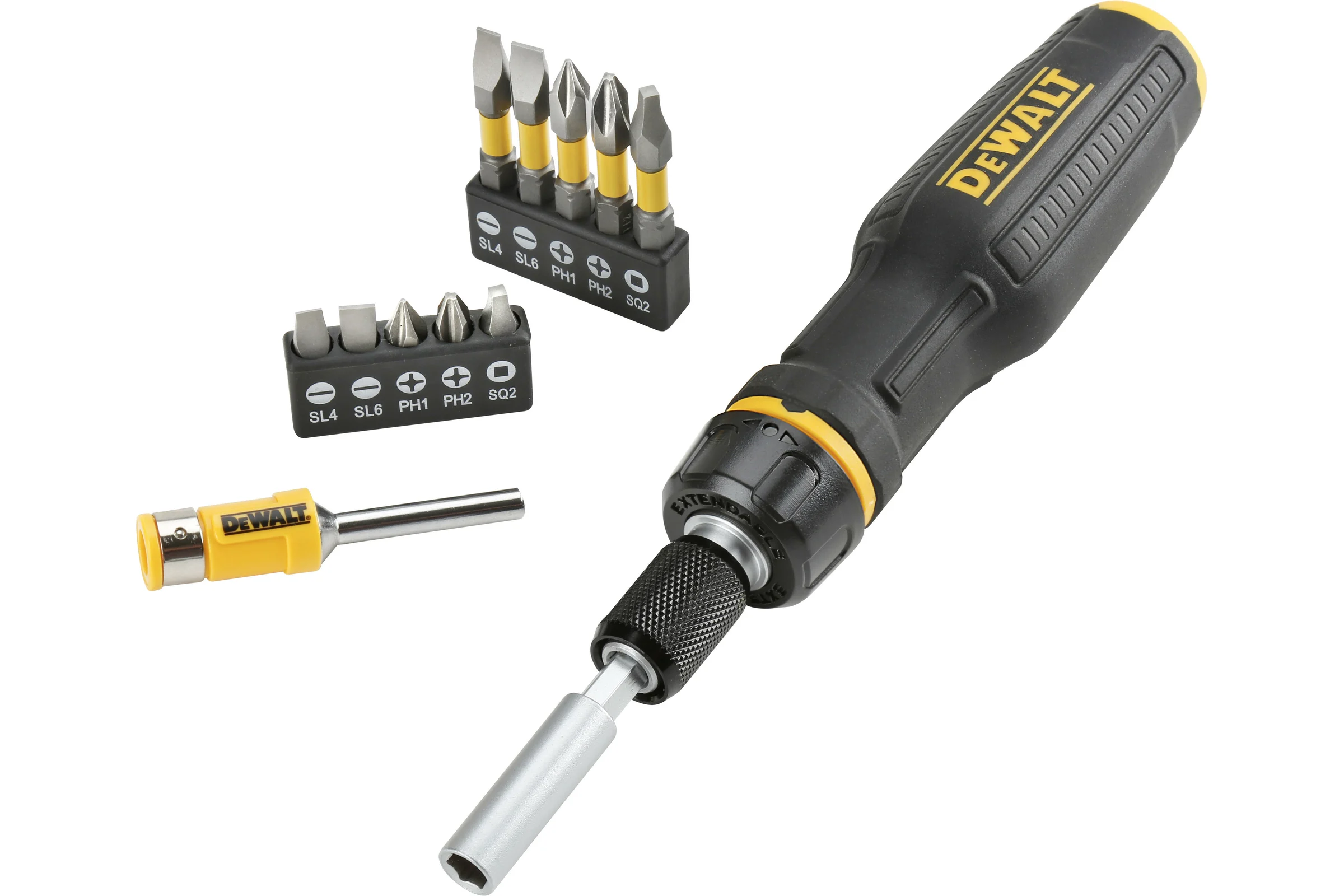 Отвертка со сменными вставками DEWALT 10 шт DWHT0-66567