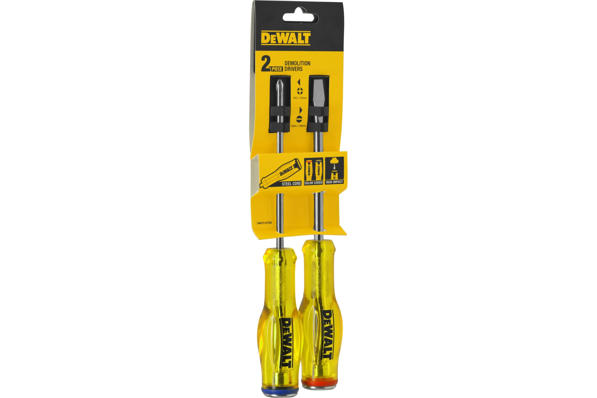 Набор демонтажных отверток DEWALT 2 шт DWHT0-67530