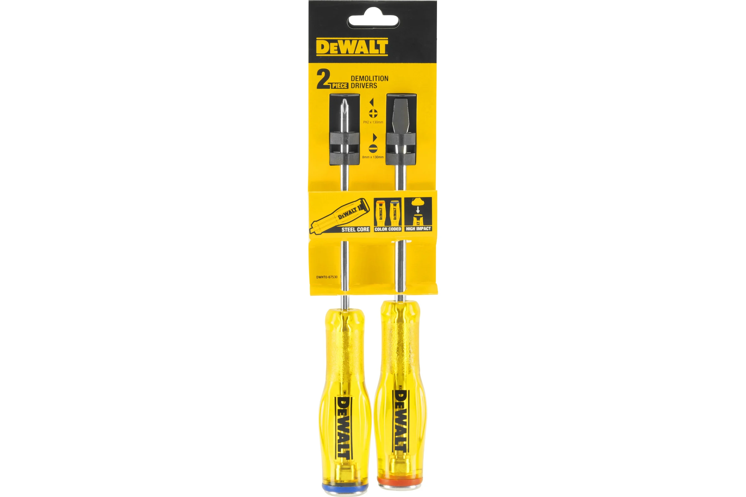 Набор демонтажных отверток DEWALT 2 шт DWHT0-67530