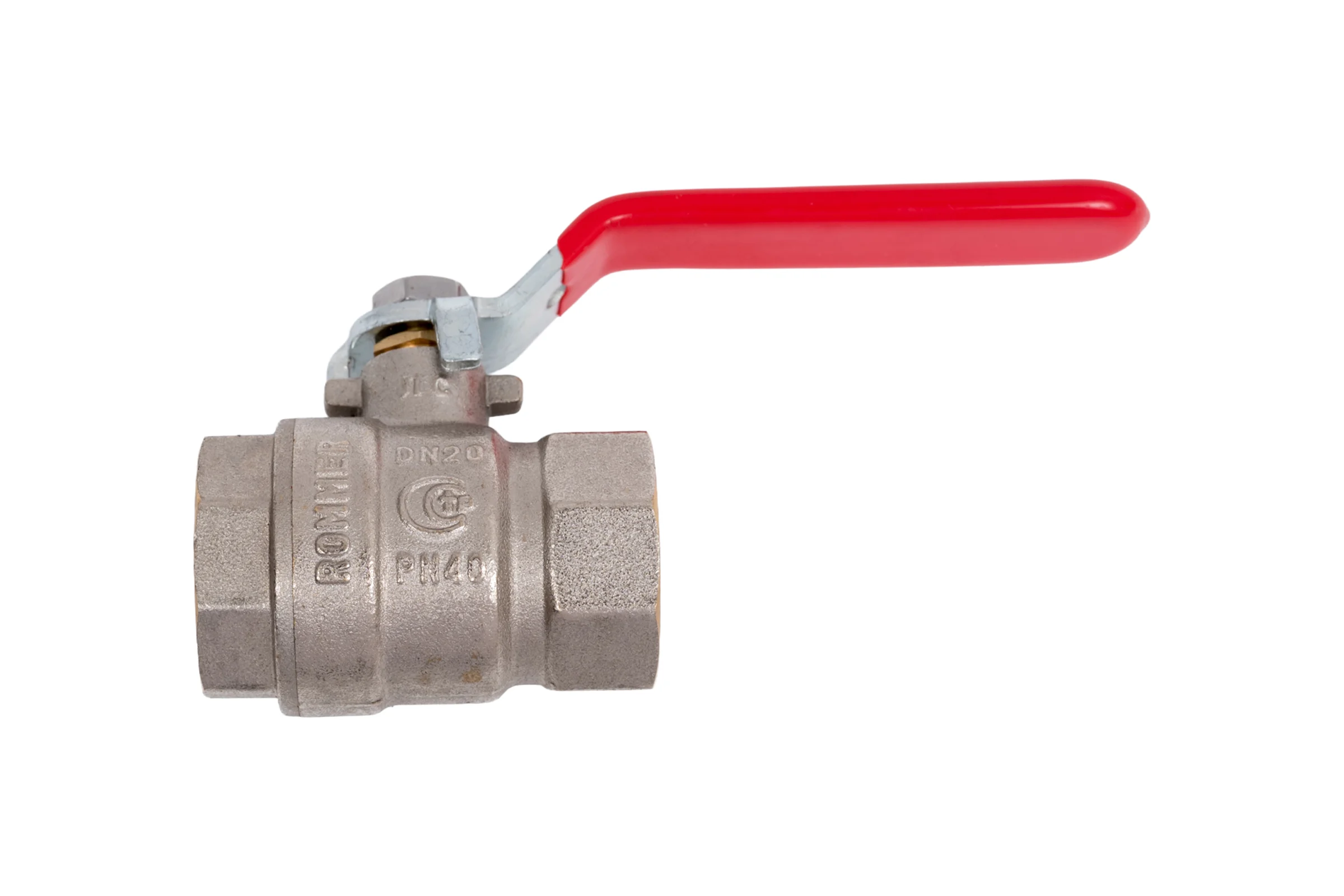 Шаровой кран ROMMER RBV-0001-2110320 неполнопроходной, ВР/ВР, ручка рычаг 3 RG00938RJN6FO2