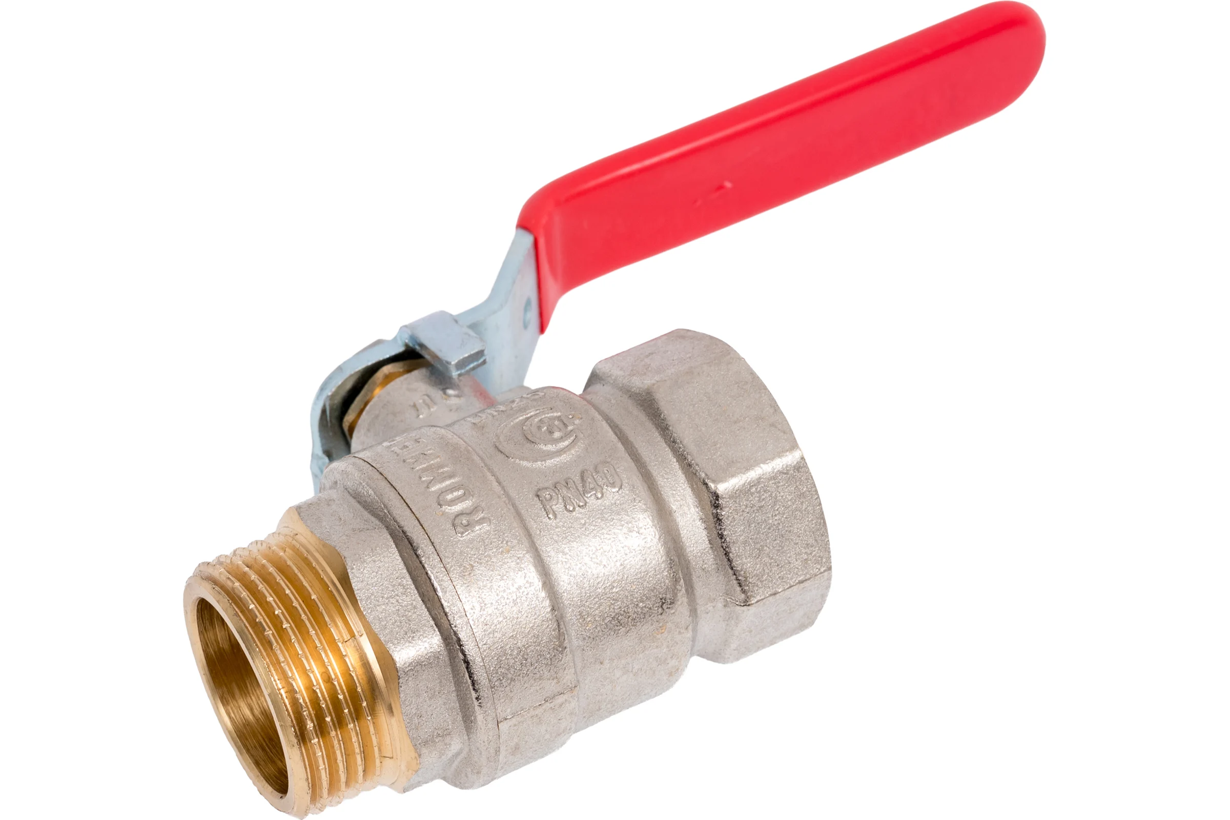 Кран шаровой ROMMER, ВР/НР, ручка рычаг, 1 дюйм RBV-0002-2210325 RG00938RJN8G8C