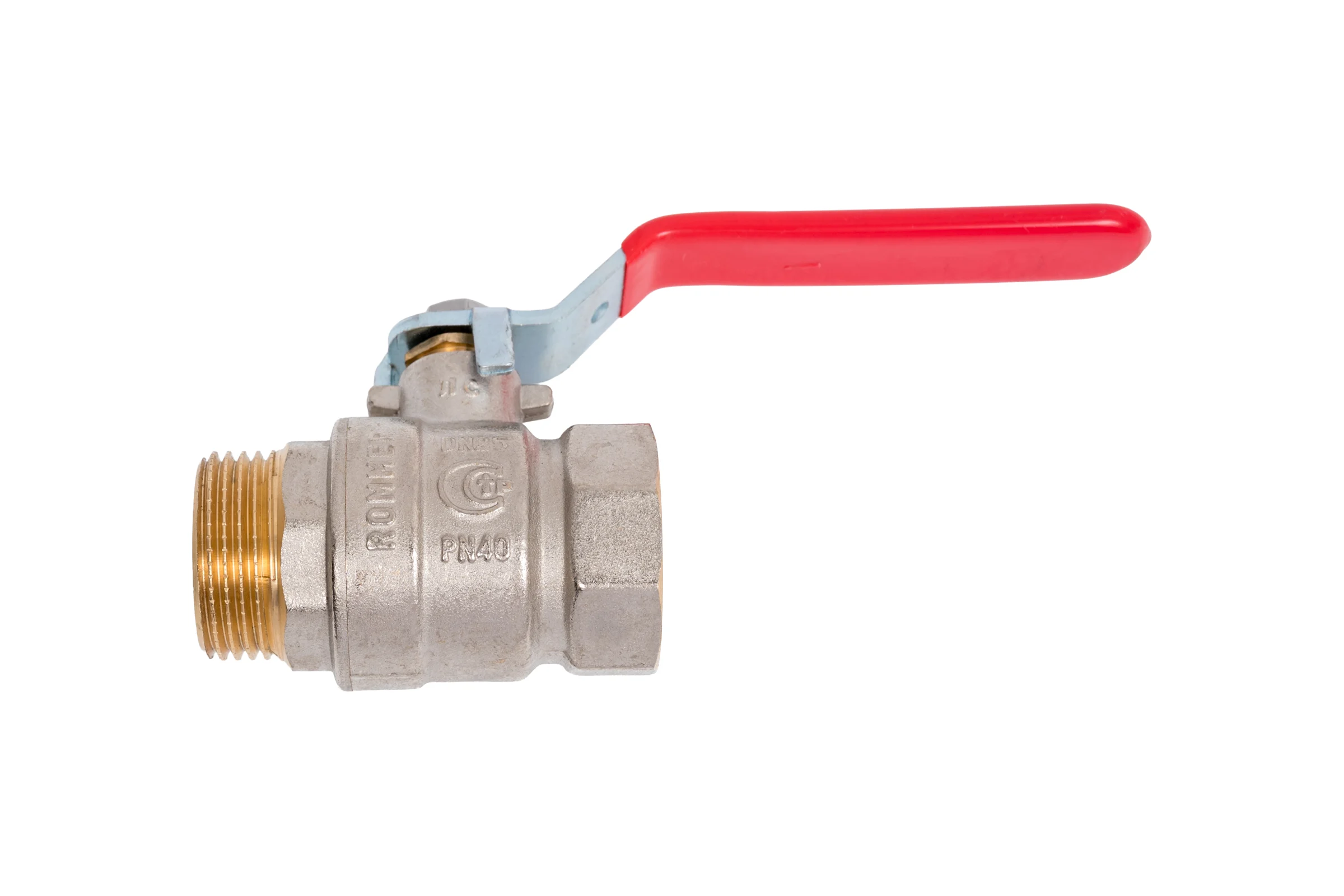 Кран шаровой ROMMER, ВР/НР, ручка рычаг, 1 дюйм RBV-0002-2210325 RG00938RJN8G8C