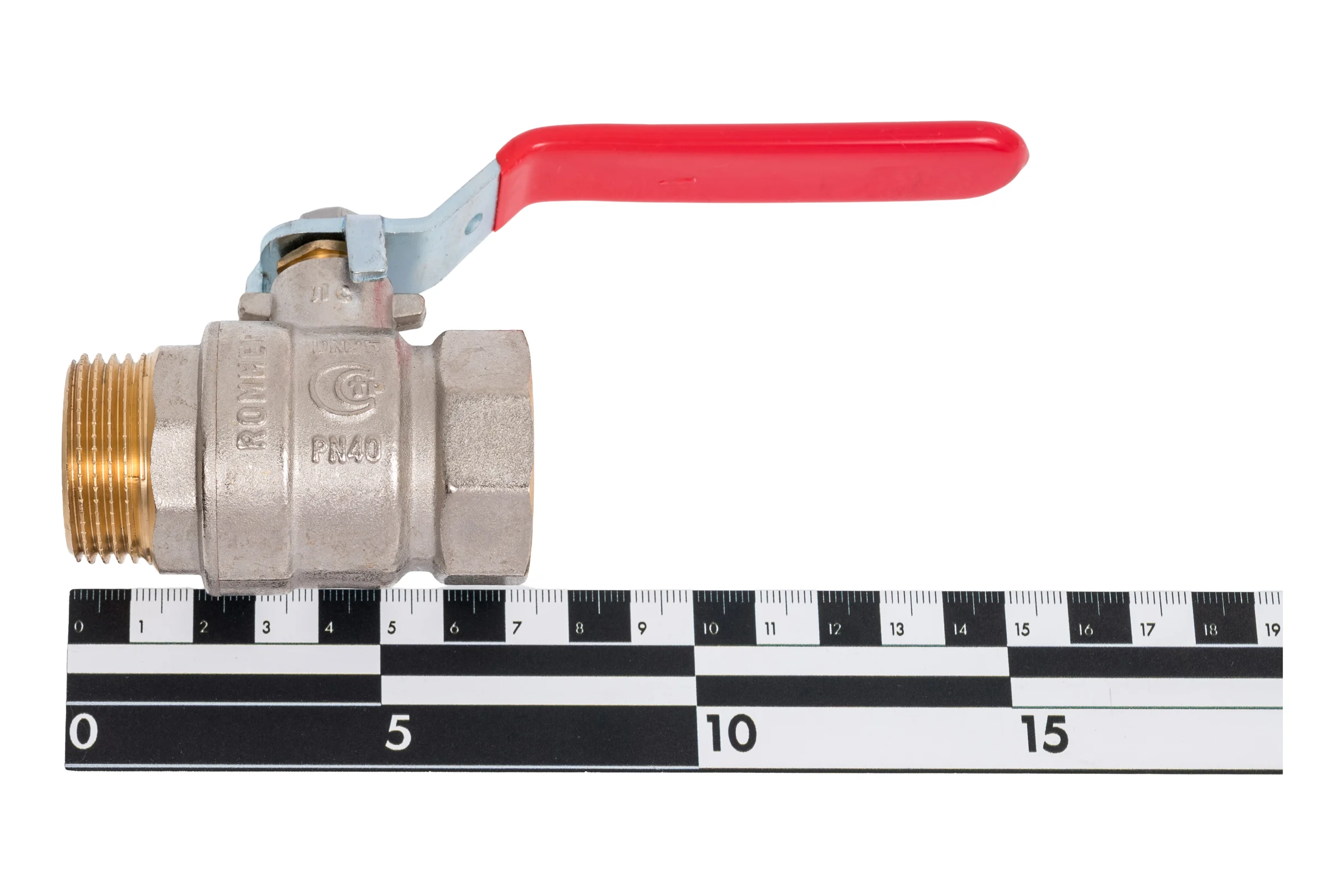 Кран шаровой ROMMER, ВР/НР, ручка рычаг, 1 дюйм RBV-0002-2210325 RG00938RJN8G8C