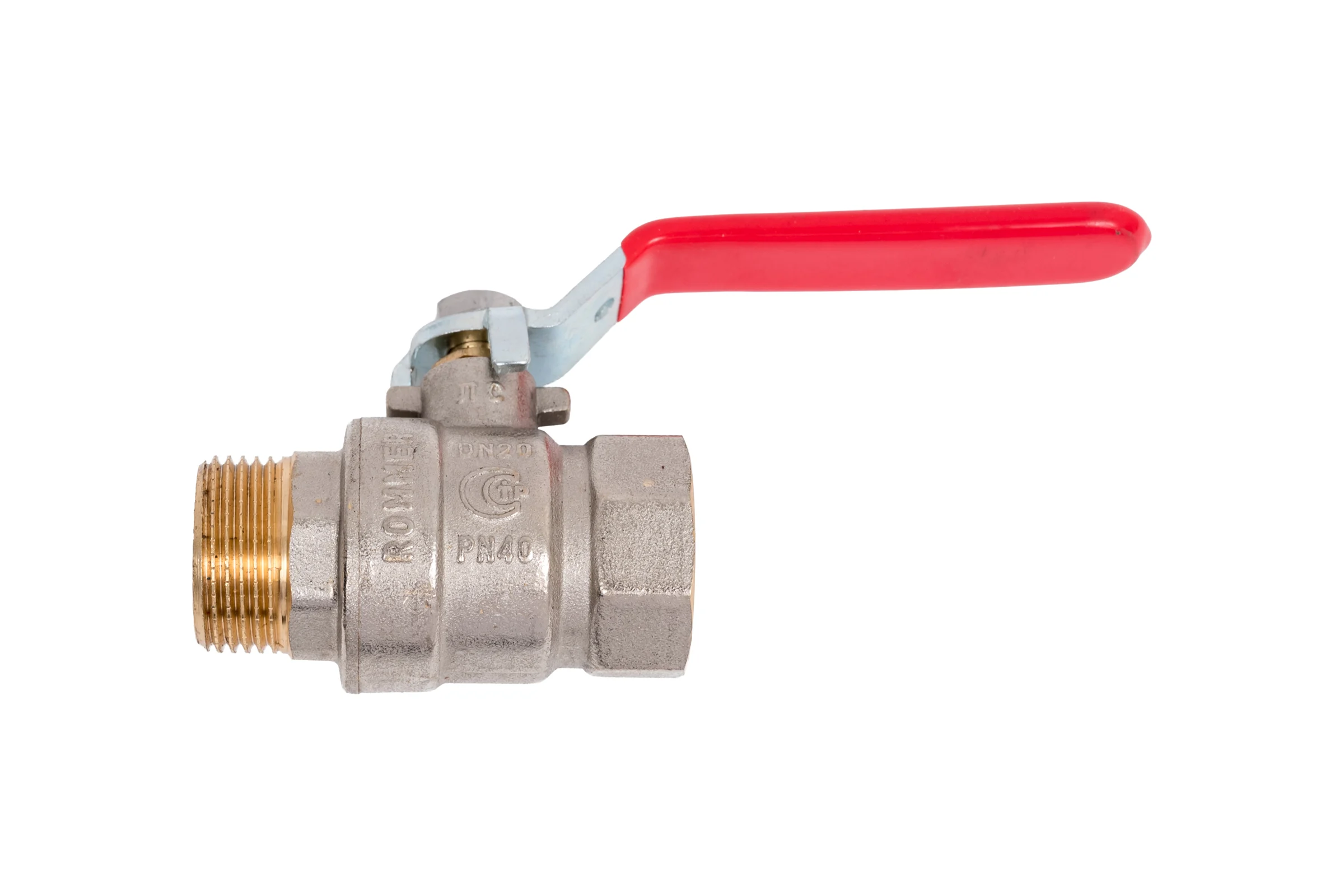 Кран шаровой ROMMER, ВР/НР, ручка рычаг, 3/4 дюйма RBV-0002-2210320 RG00938RJN8A0B
