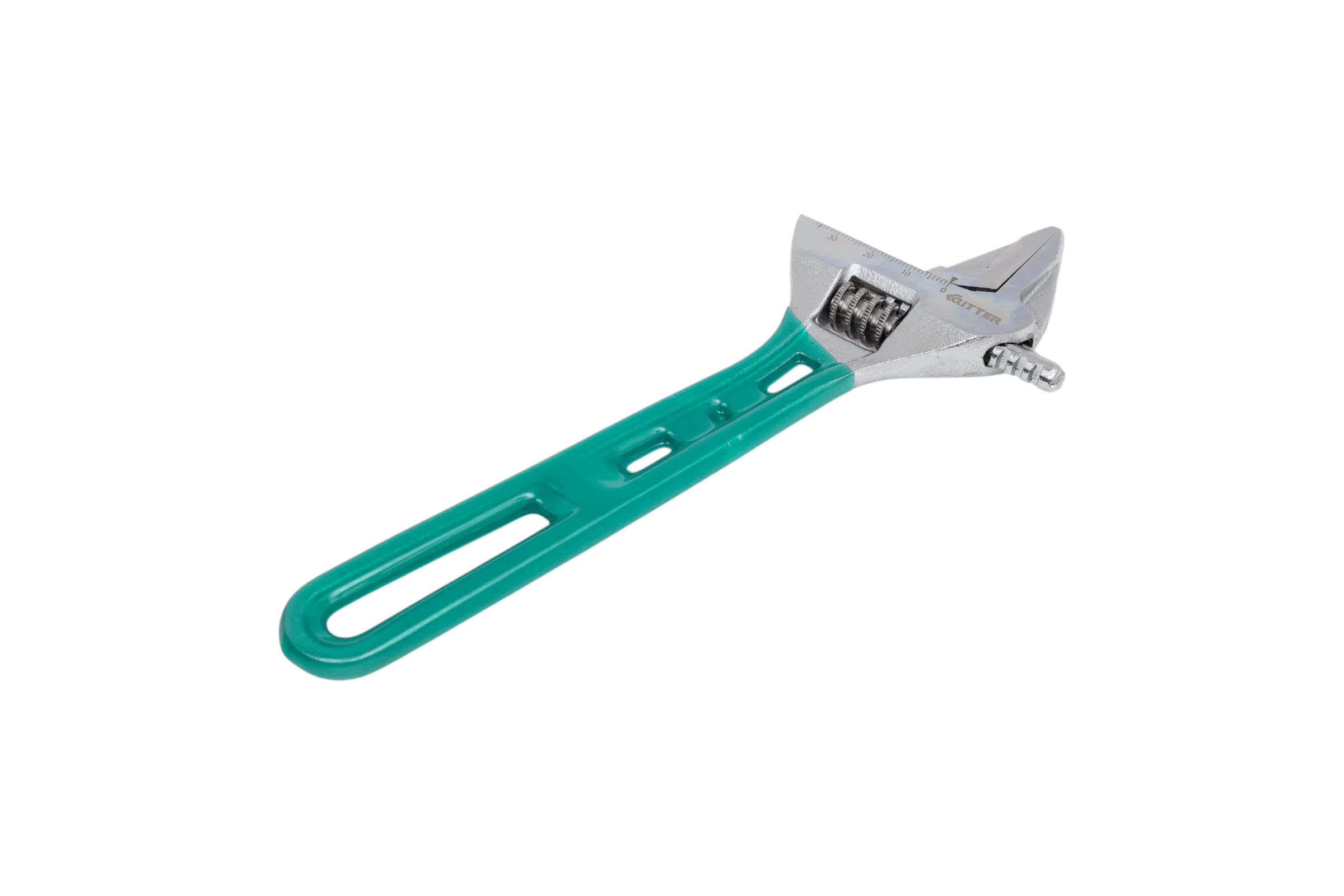 Разводной ключ RITTER Super Slim 200 мм /8", тонкие губки, сталь CR-V, хромированные HT571200
