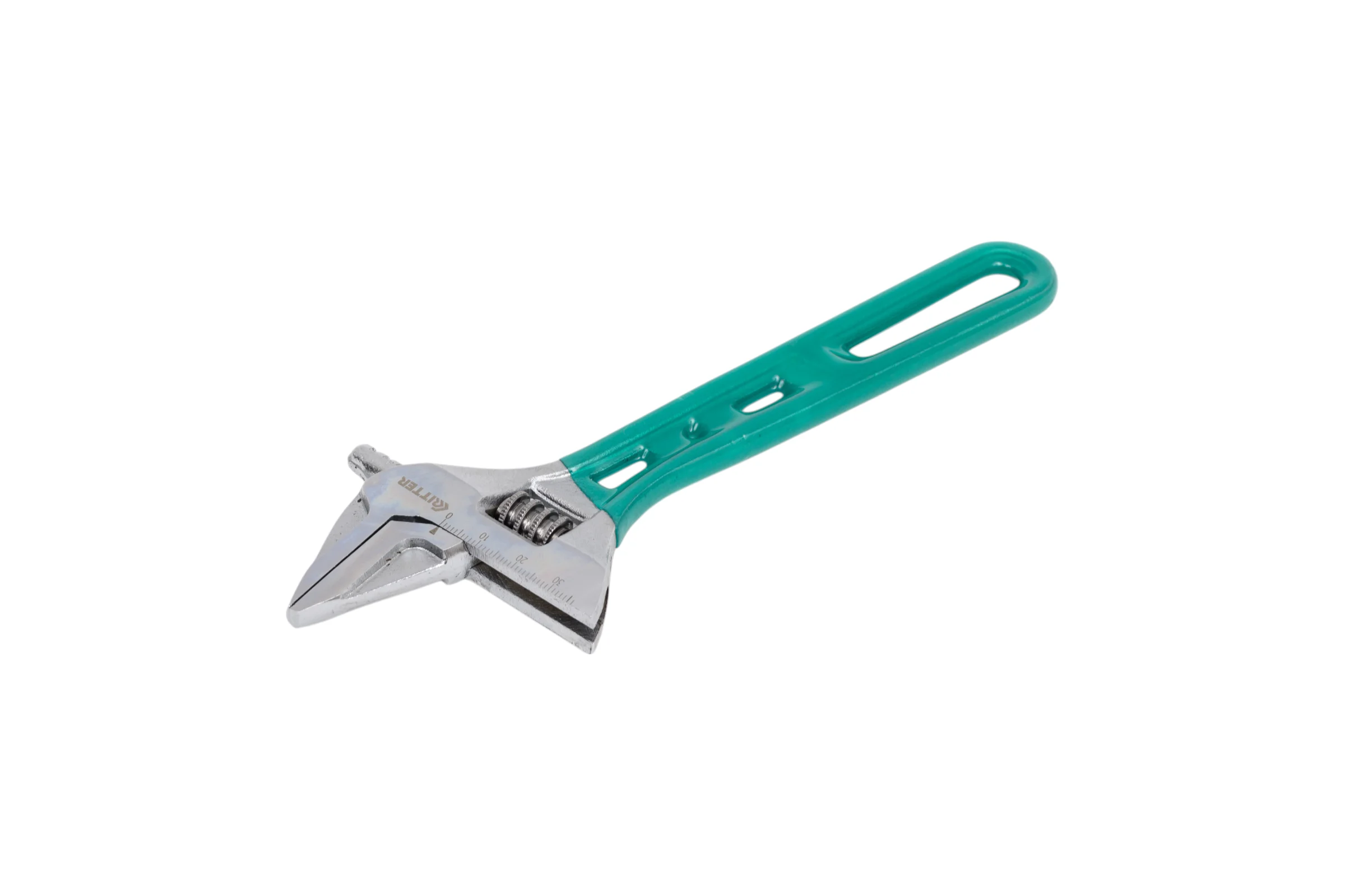 Разводной ключ RITTER Super Slim 200 мм /8", тонкие губки, сталь CR-V, хромированные HT571200