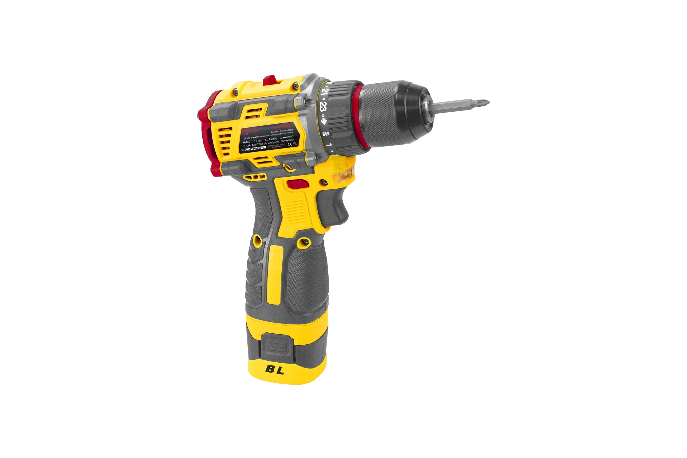 Аккумуляторная дрель EDON AD-16BL набор 24891