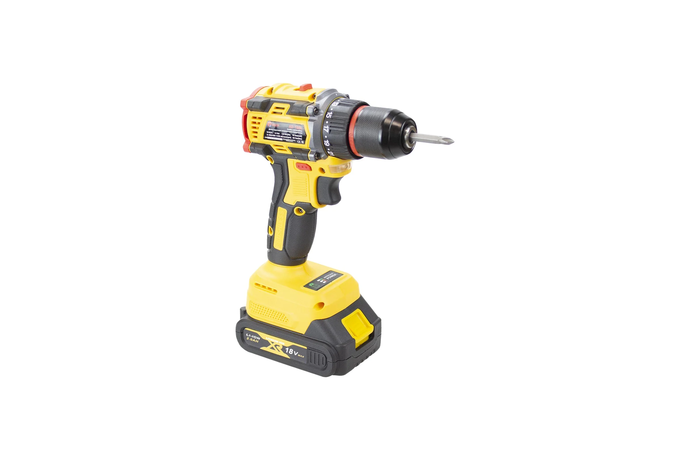 Аккумуляторная дрель EDON AD-18BL набор 24893
