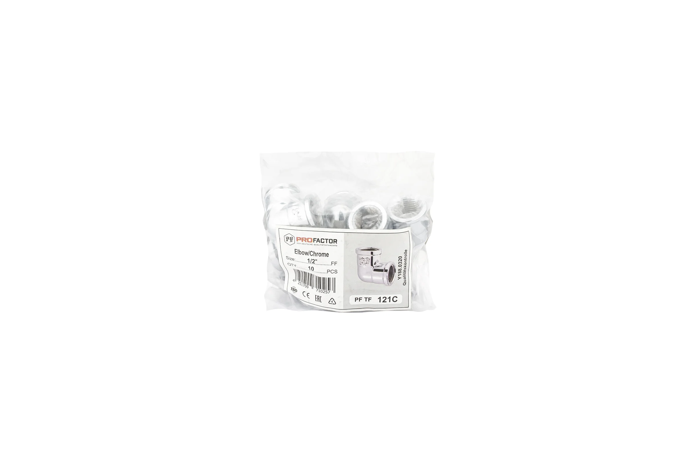 Уголок PROFACTOR CHROME в/в 1/2 PF TF 121C