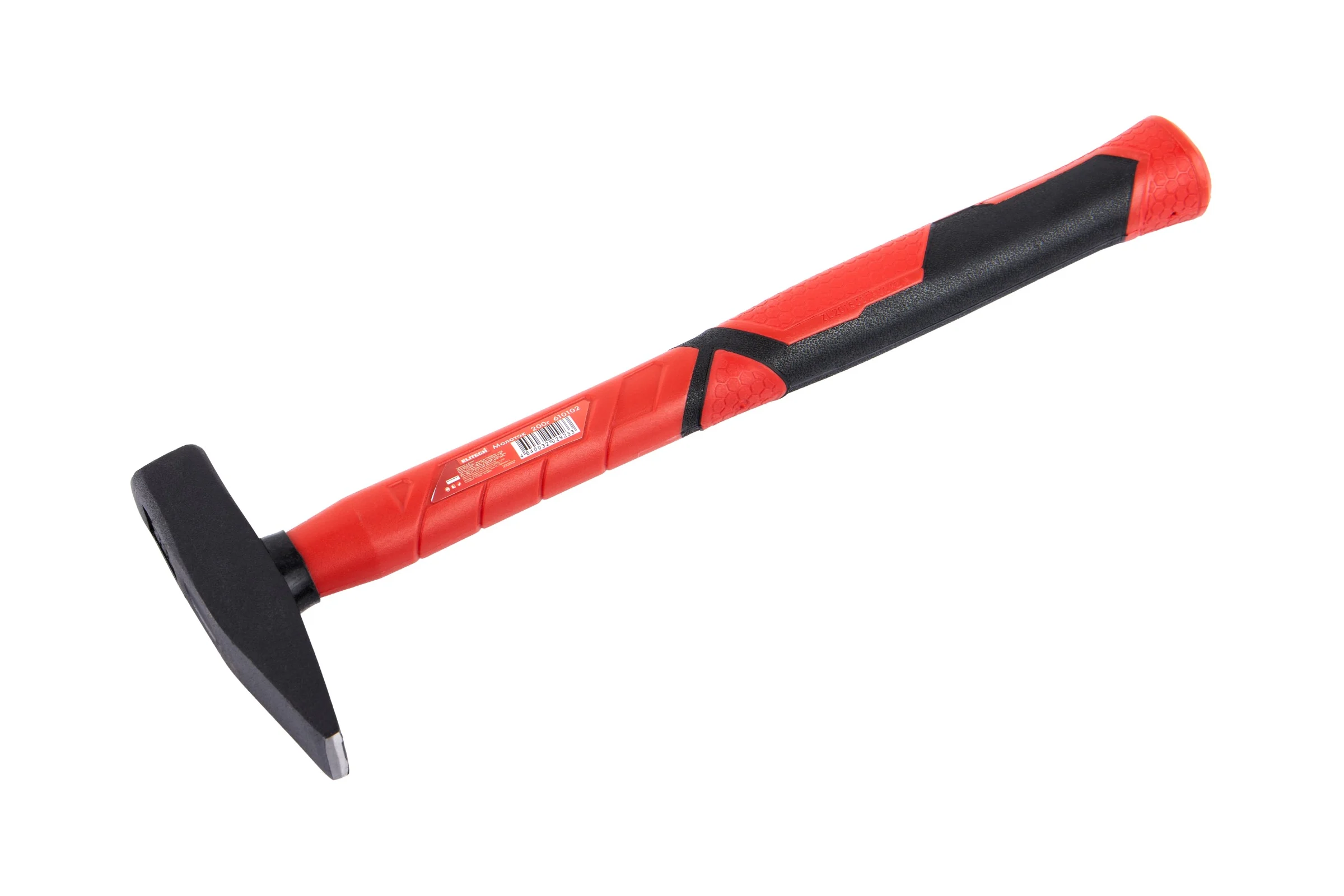 Молоток слесарный Elitech 200 г, ручка фиберглас 610102 207242