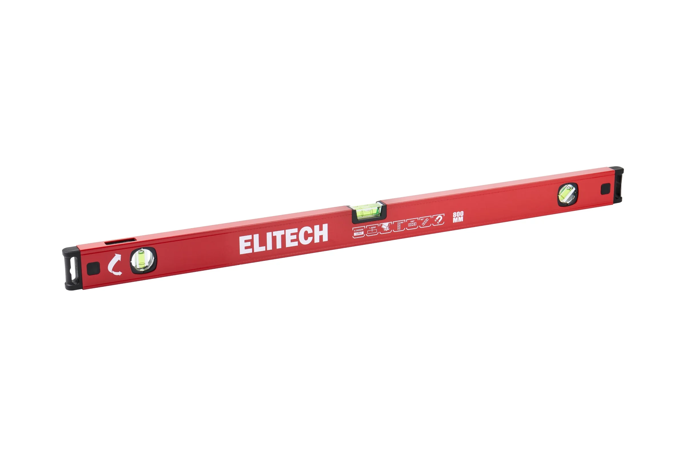 Уровень пузырьковый Elitech 80 см, магнитный, 3 глазка 320103 207194
