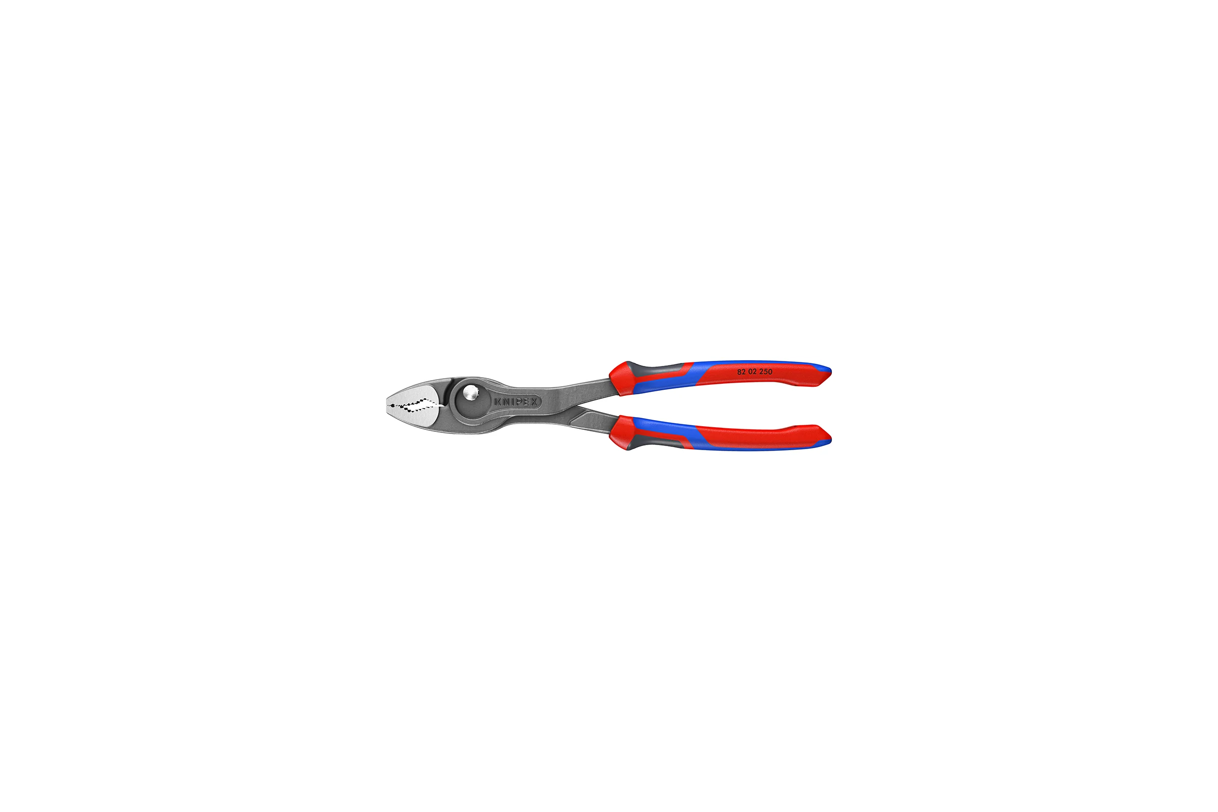 Клещи с фронтальным и боковым захватами KnipexTwinGrip зев 5-27 мм, L 250 мм, 2-комп ручки KN-8202250
