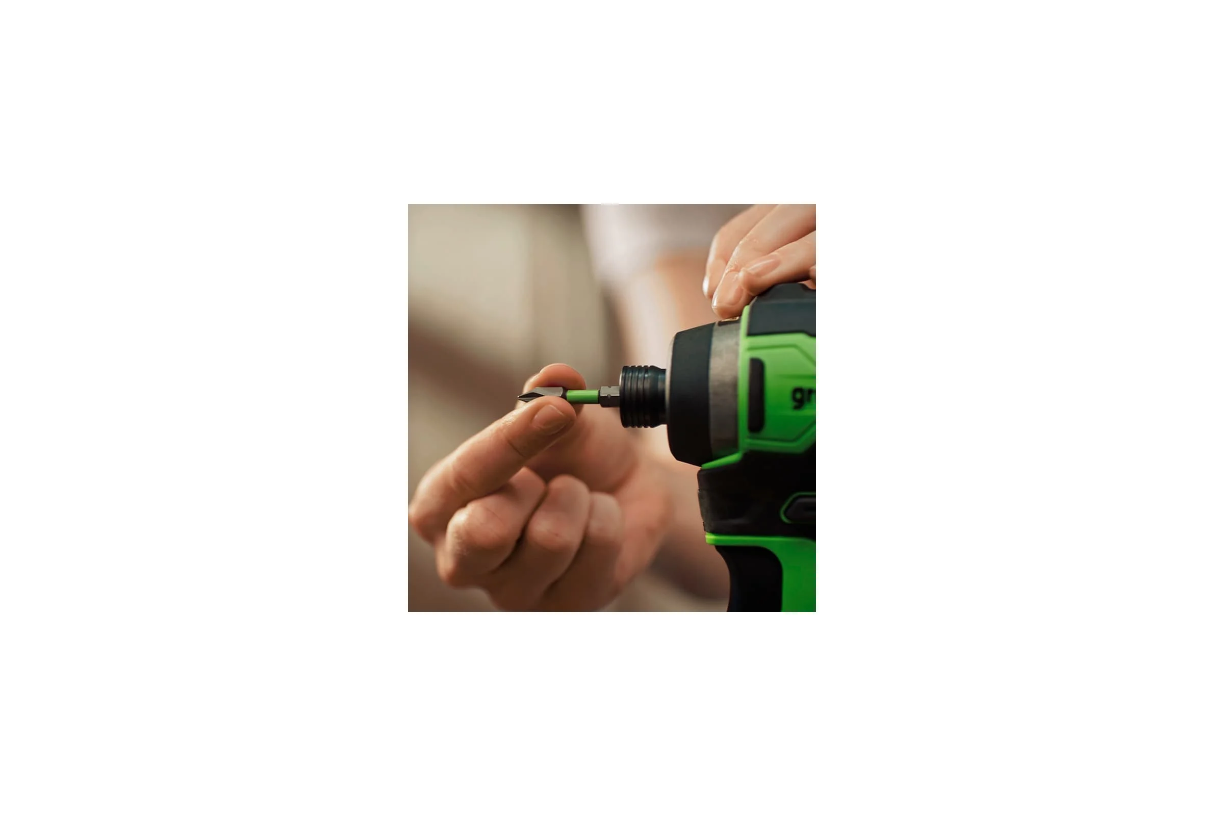 Набор бит в кейсе 20 предметов GreenWorks 2944007