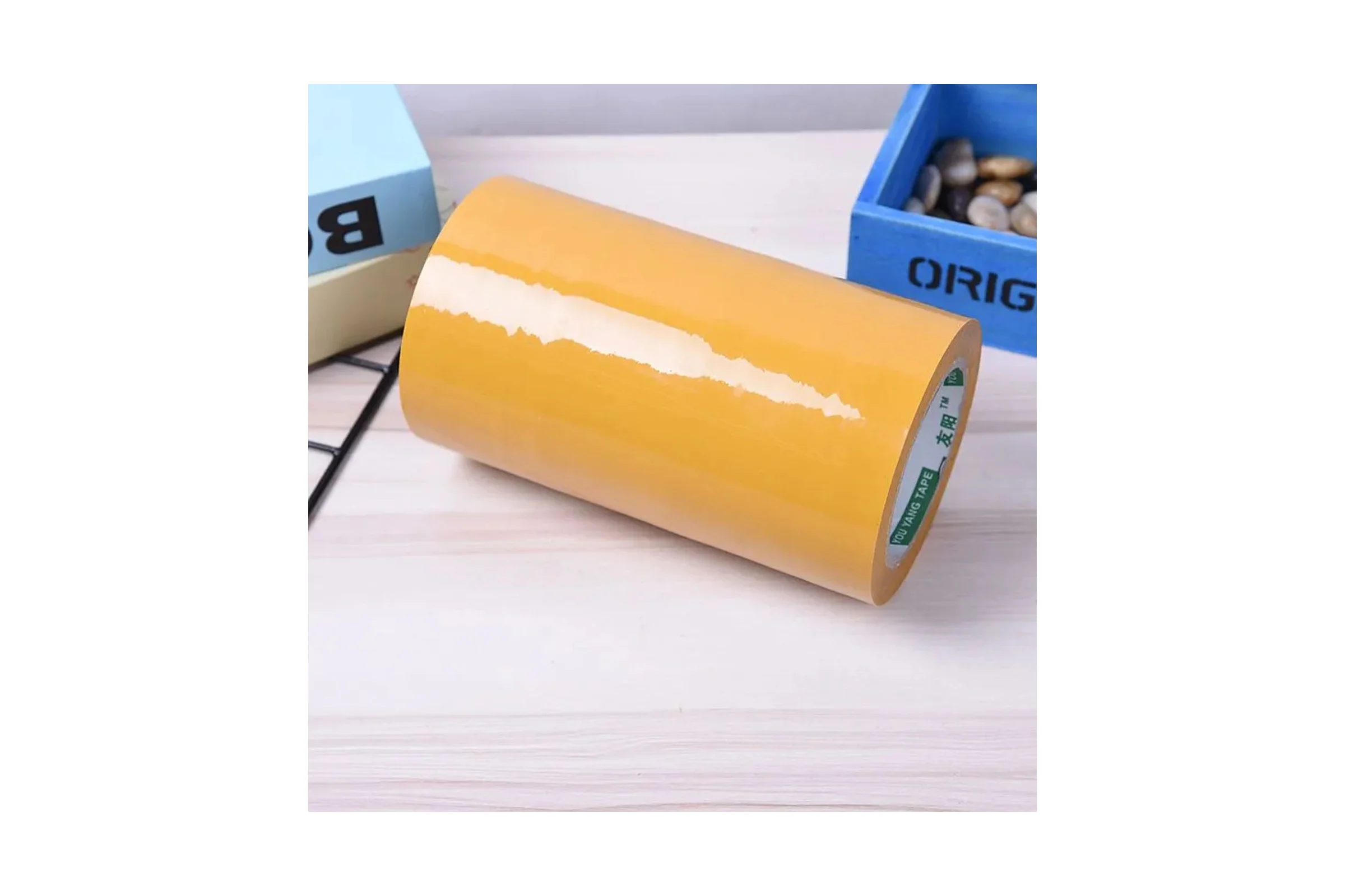 Скотч-лента Vitatools оранжевая, широкая, 180 мм, 70 метров, 1 шт. S-O-300-70mm-1