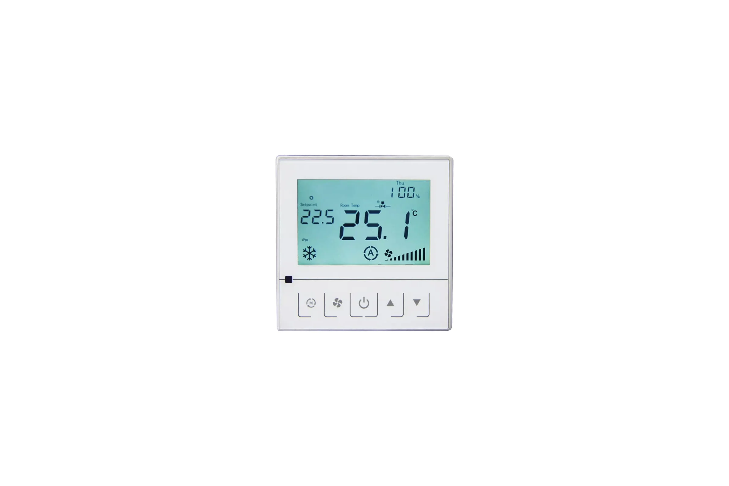 Термостат FC 221-3AO2DO на 24В белый Touch screen MOHLENHOFF FC221-3AO2DO-1
