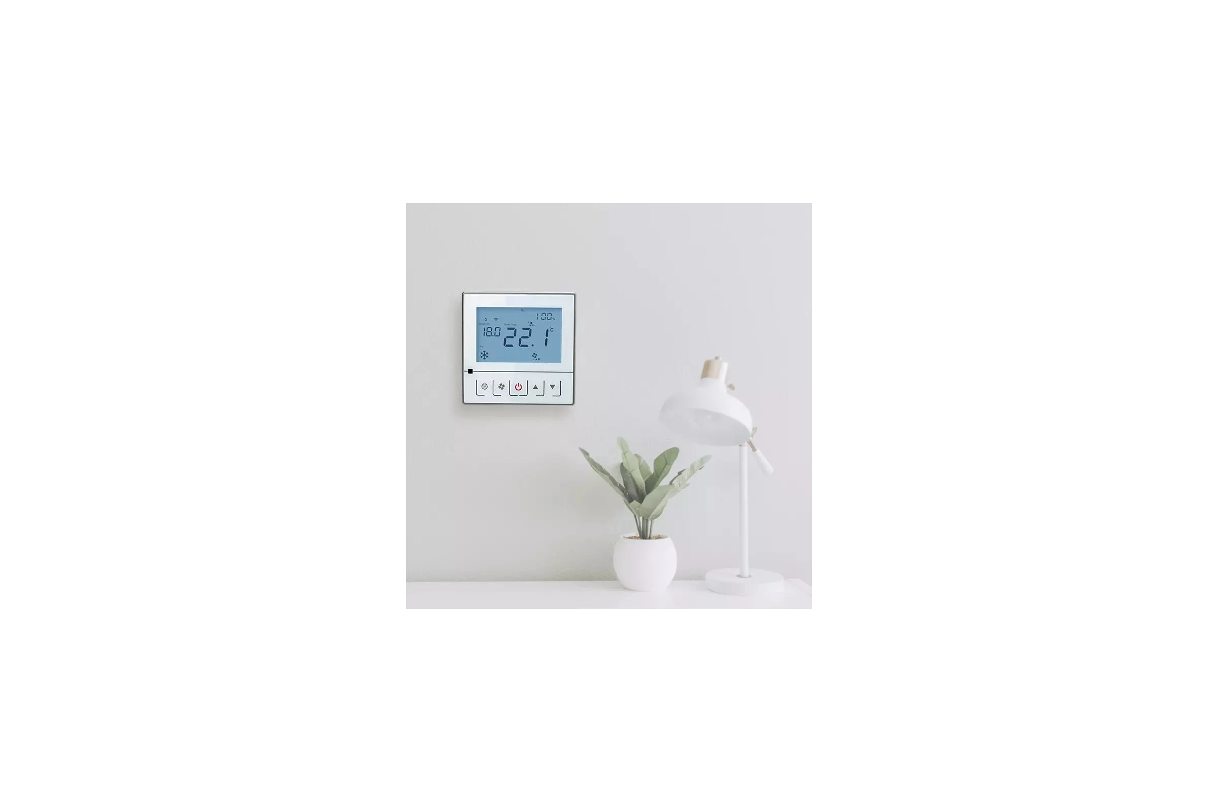 Термостат FC 221-3AO2DO на 24В белый Touch screen MOHLENHOFF FC221-3AO2DO-1