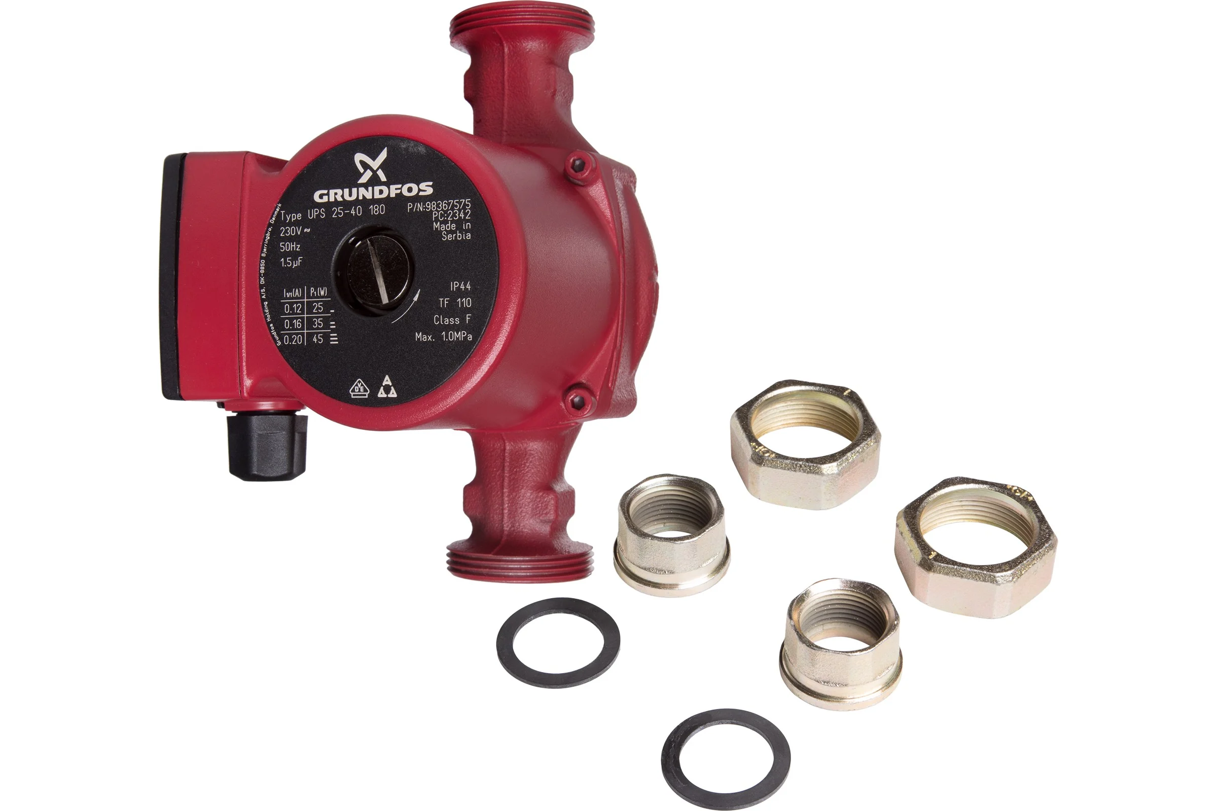 Насос циркуляционный Grundfos  UPS 25-40 EU НС-1595966