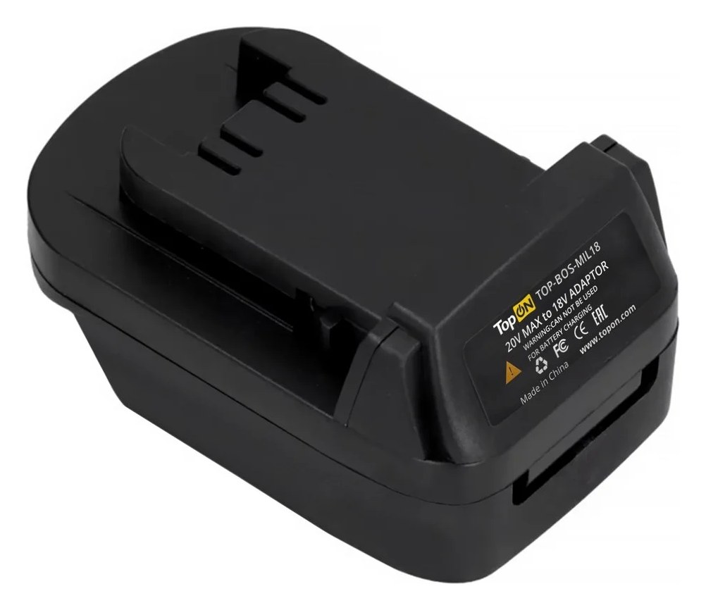 Адаптер TopOn для Bosch 18V Battery, для Milwaukee 18V Li-ion Battery TOP-BOS-MIL18