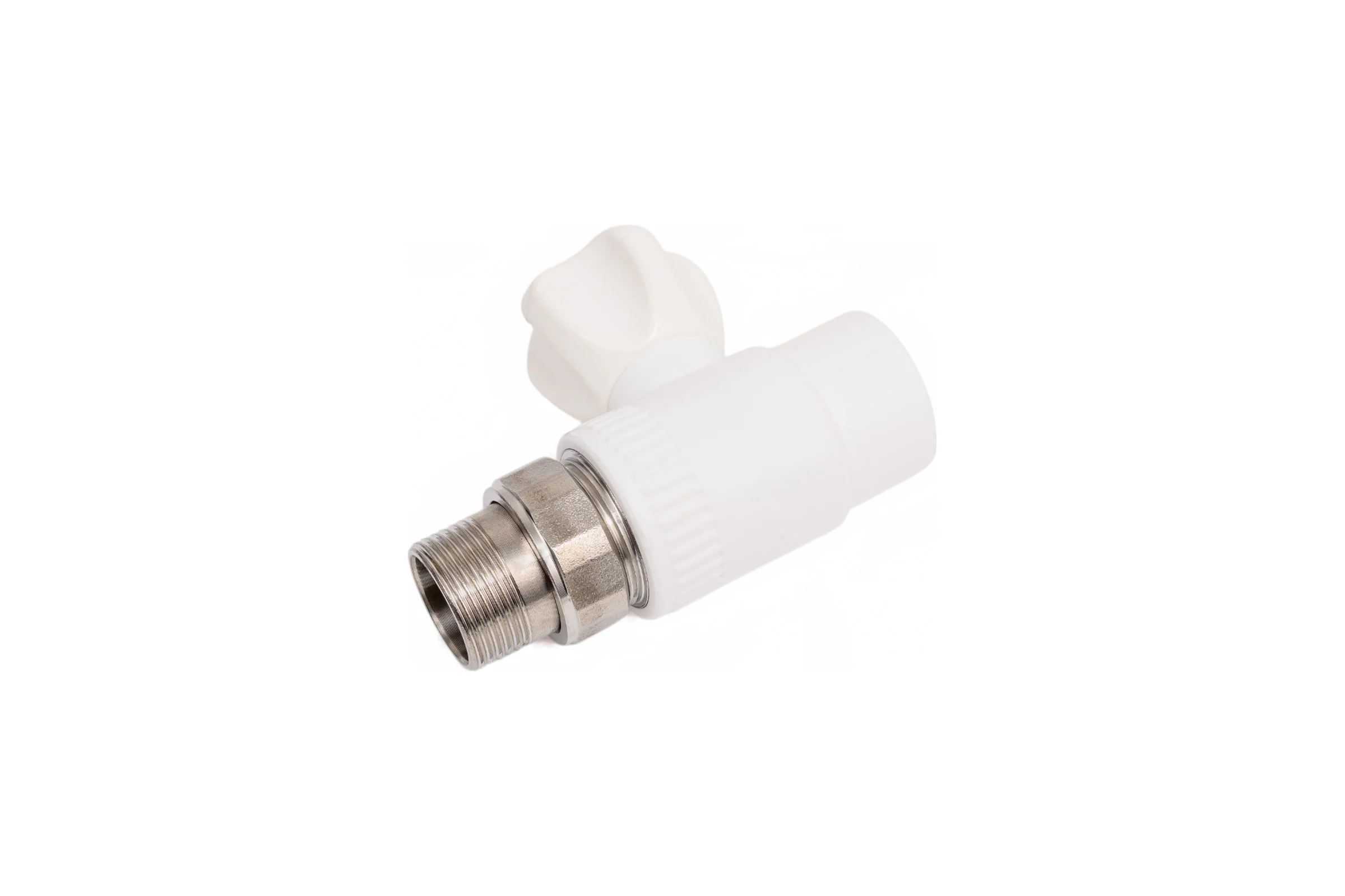 Кран пластиковый Millennium 25 мм-3/4", прямой, верхний, с латунным шаром 3M42-vlr-250c000